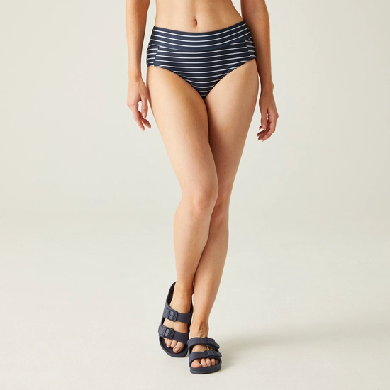 Women's Paloma Swim Brief | Brightest Blue Abstract Print