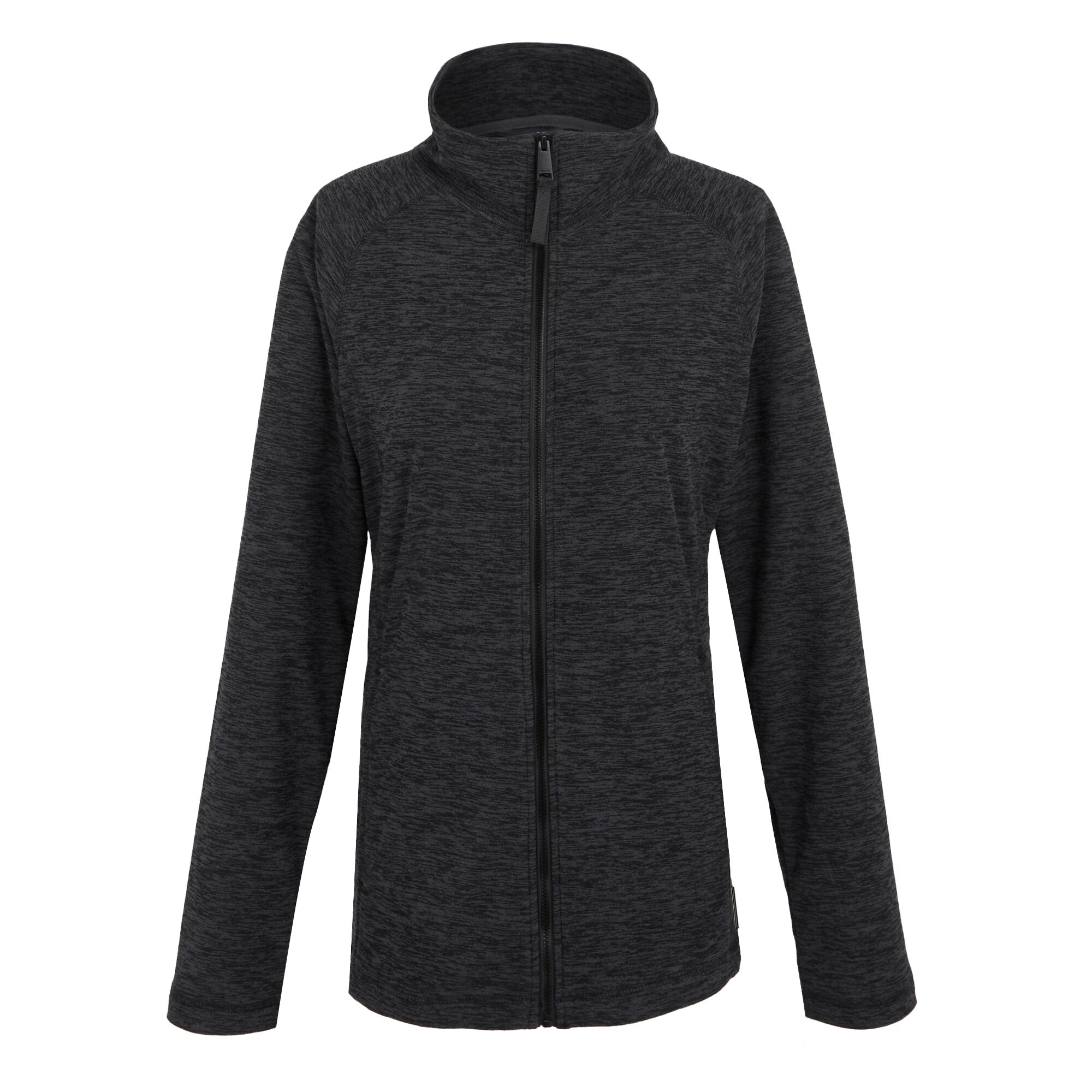 Women's Mayse Full Zip Fleece | Black Marl