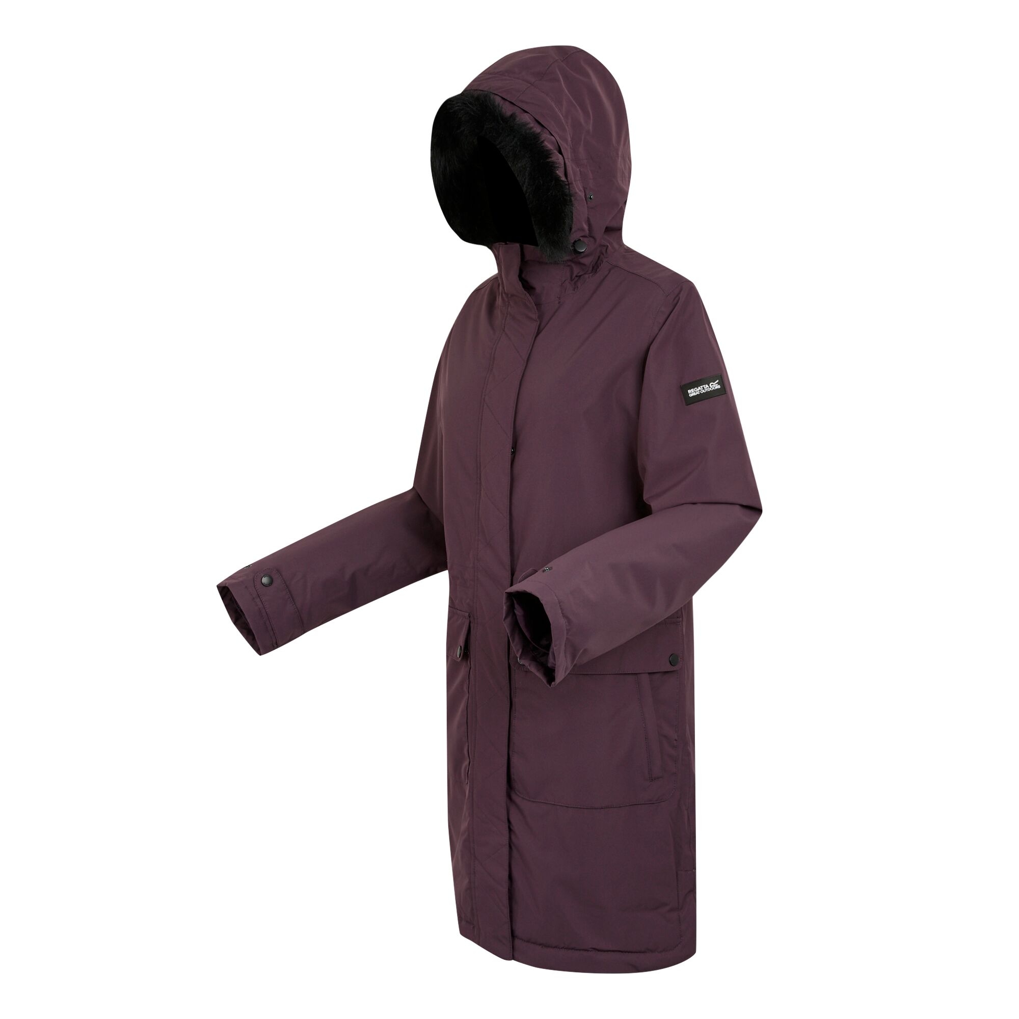 Women's Sabinka II Fur Trim Parka Jacket | Deep Plum