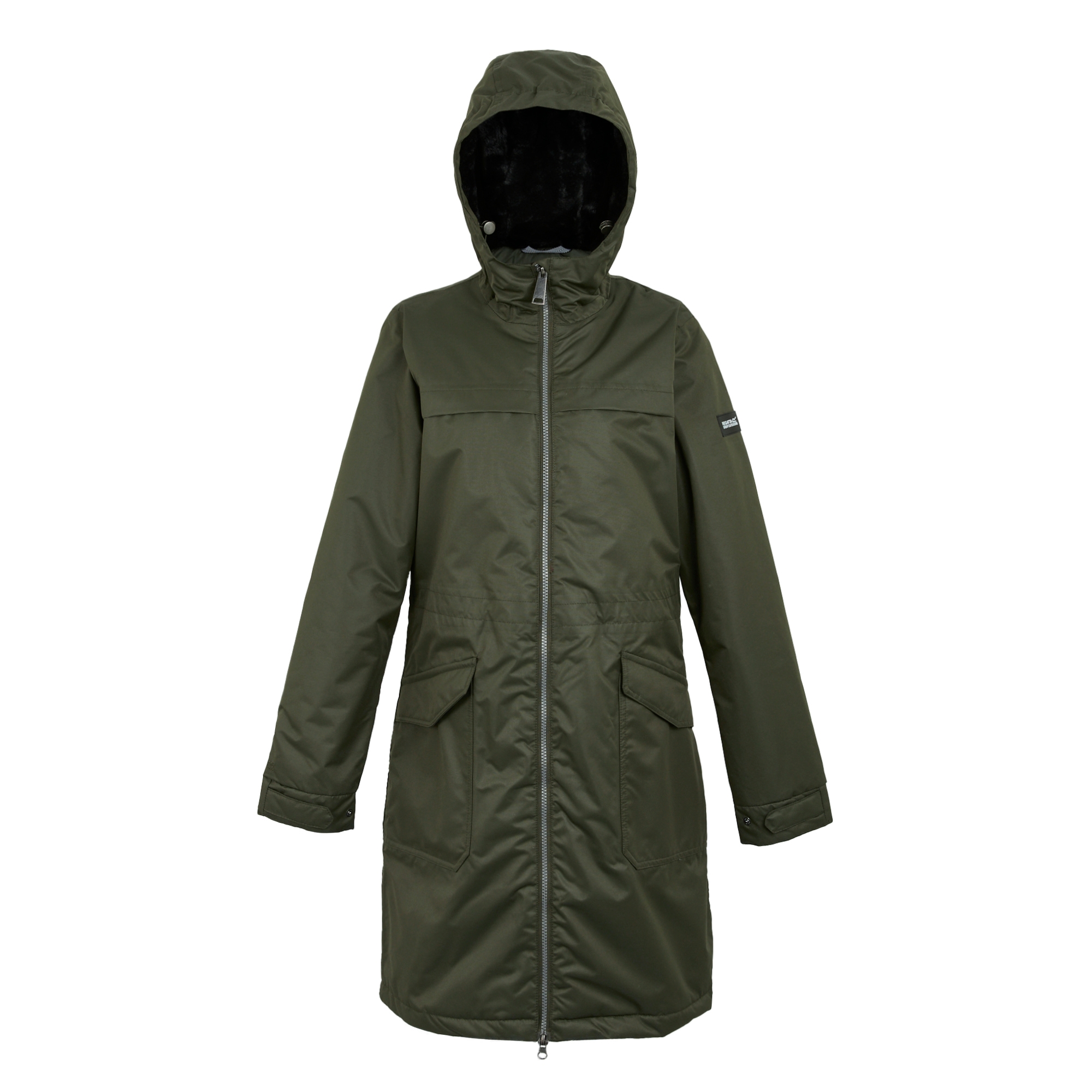 Women's Romine II Waterproof Parka Jacket | Dark Khaki Black