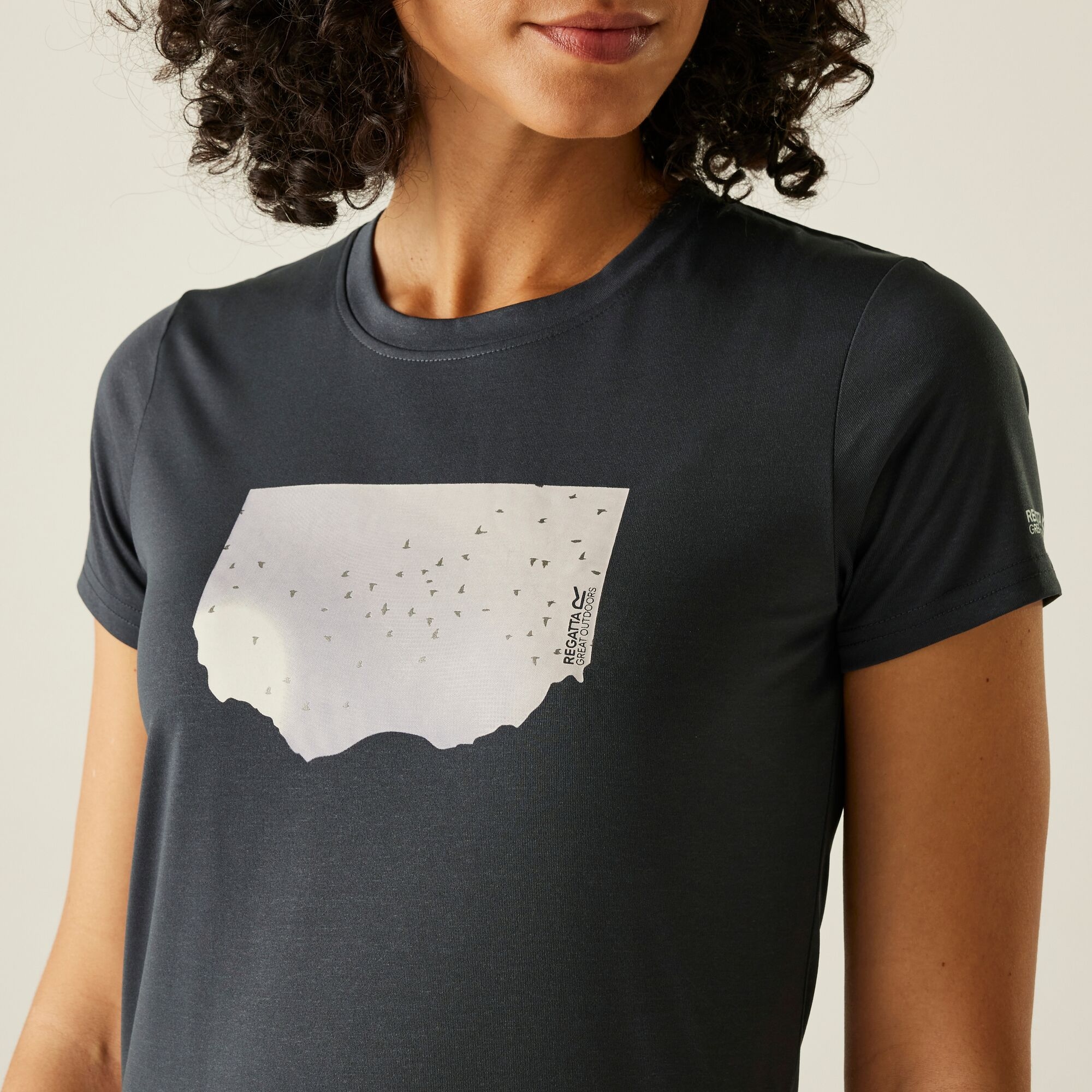 Women's Fingal Stretch T-Shirt | Seal Grey