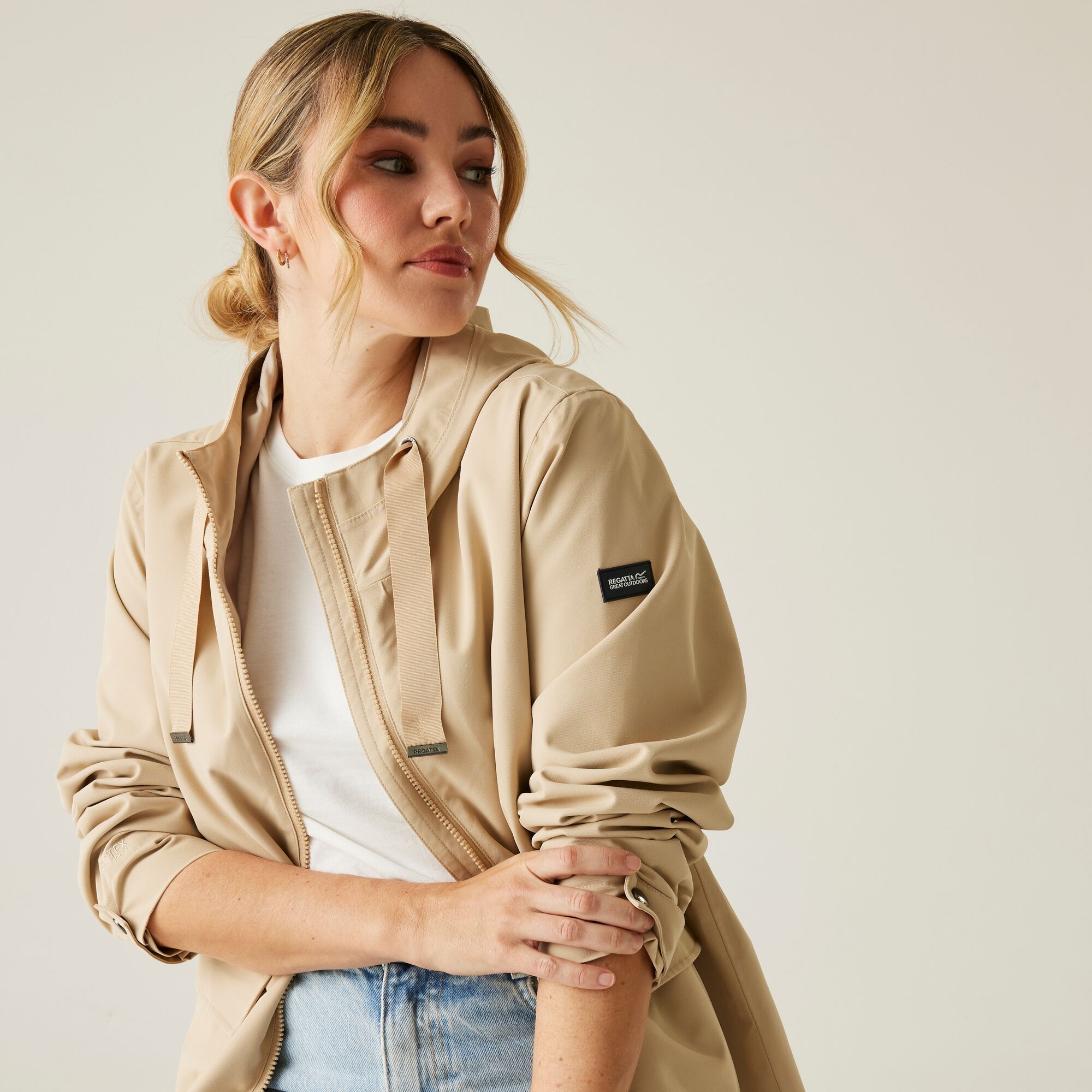 Women's Otilie Waterproof Jacket | White Pepper