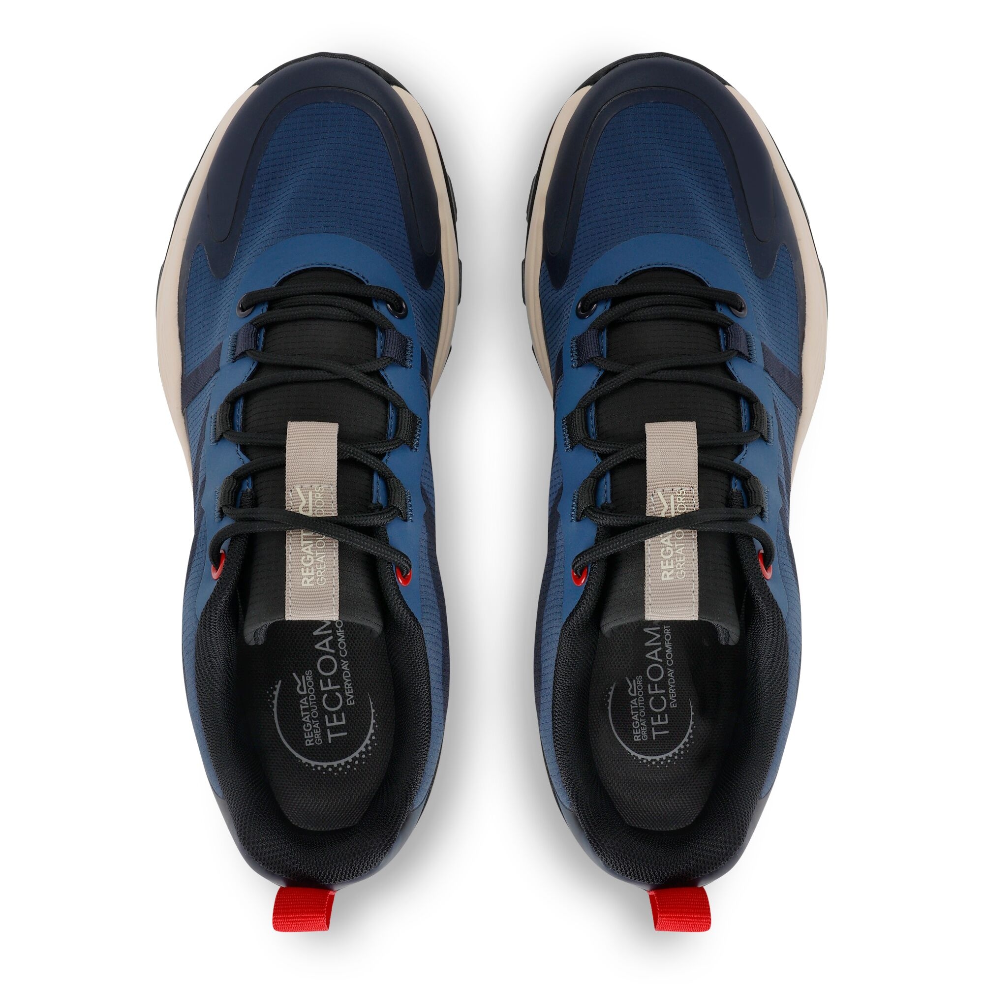 Men's Leighton Trainers | Dark Denim Poppy Red