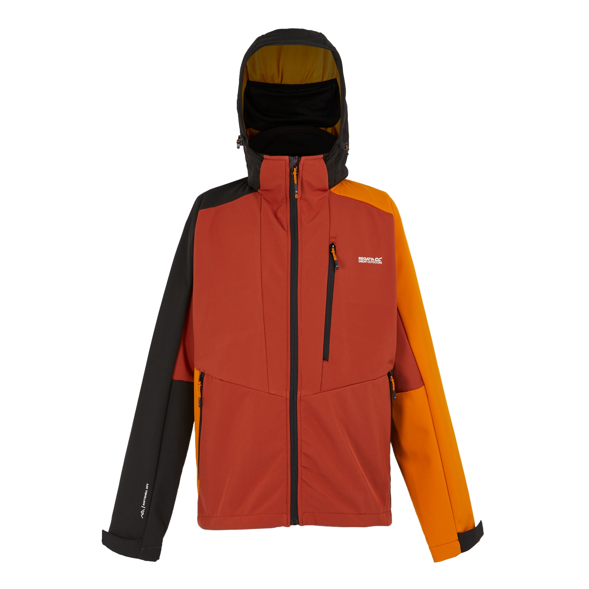 Men's Hewitts X Softshell Jacket | Red Ochre Black