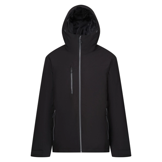 Men's Navigate Insulated Jacket | Black Seal Grey