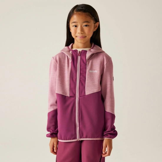 Kids' Dissolver X Full Zip Fleece | Nephrite Green Grenoble Green Black