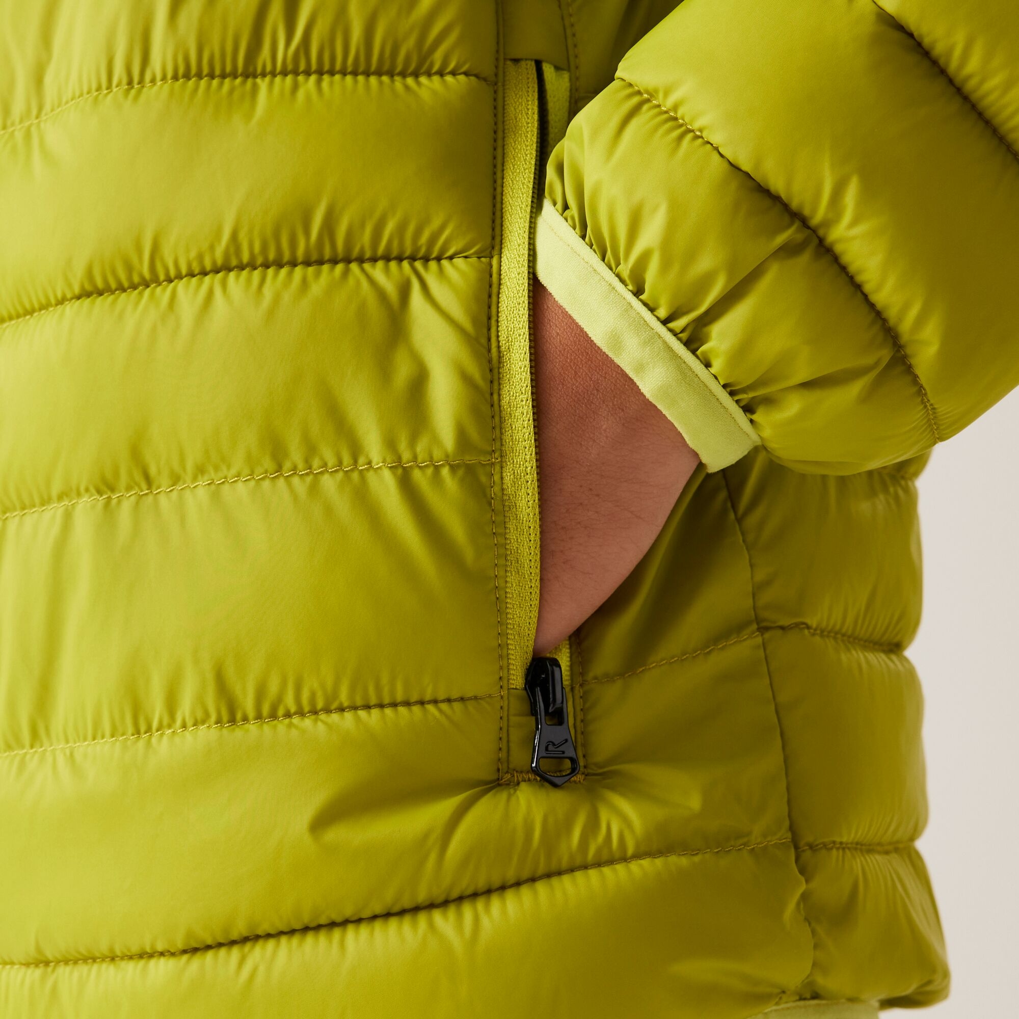 Kids' Hillpack III Hooded Jacket | Grenoble Green Black Wild Lime