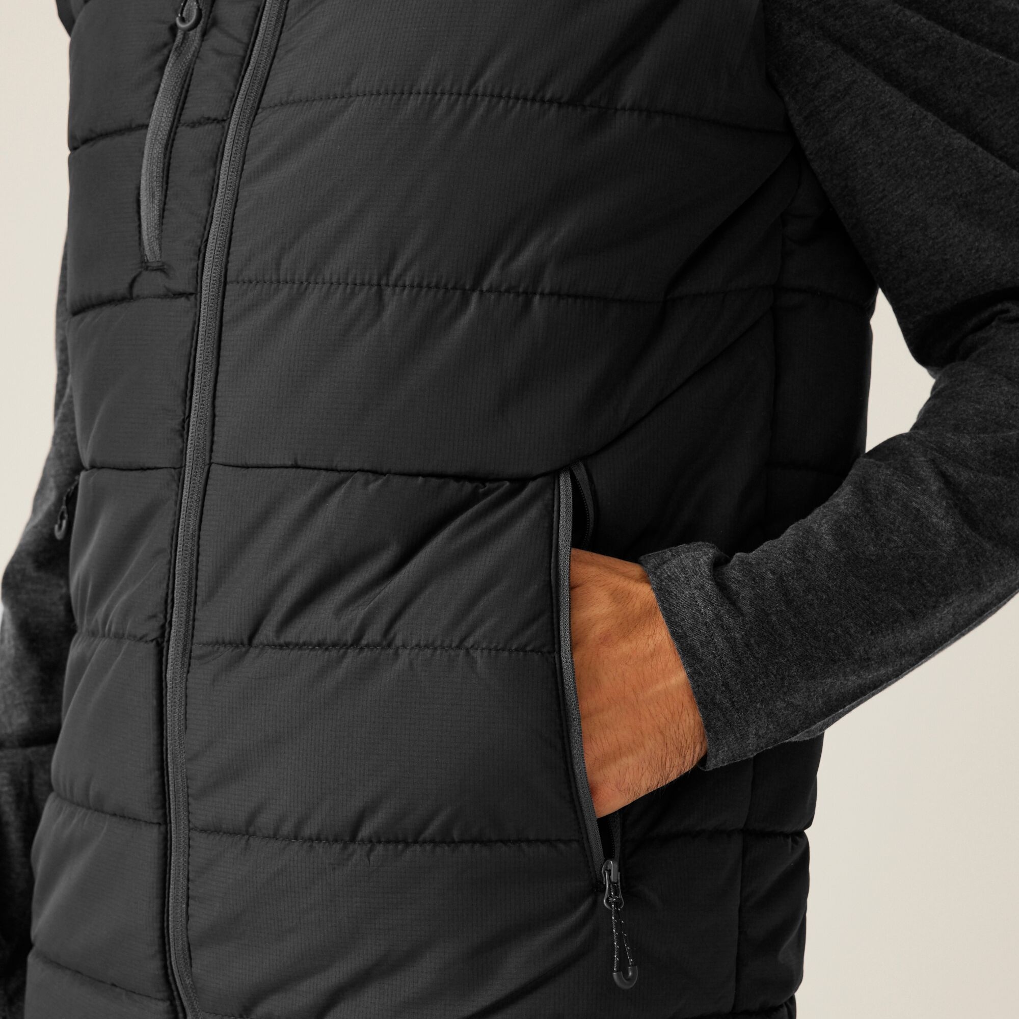 Men's Navigate Thermal Bodywarmer | Black Seal Grey