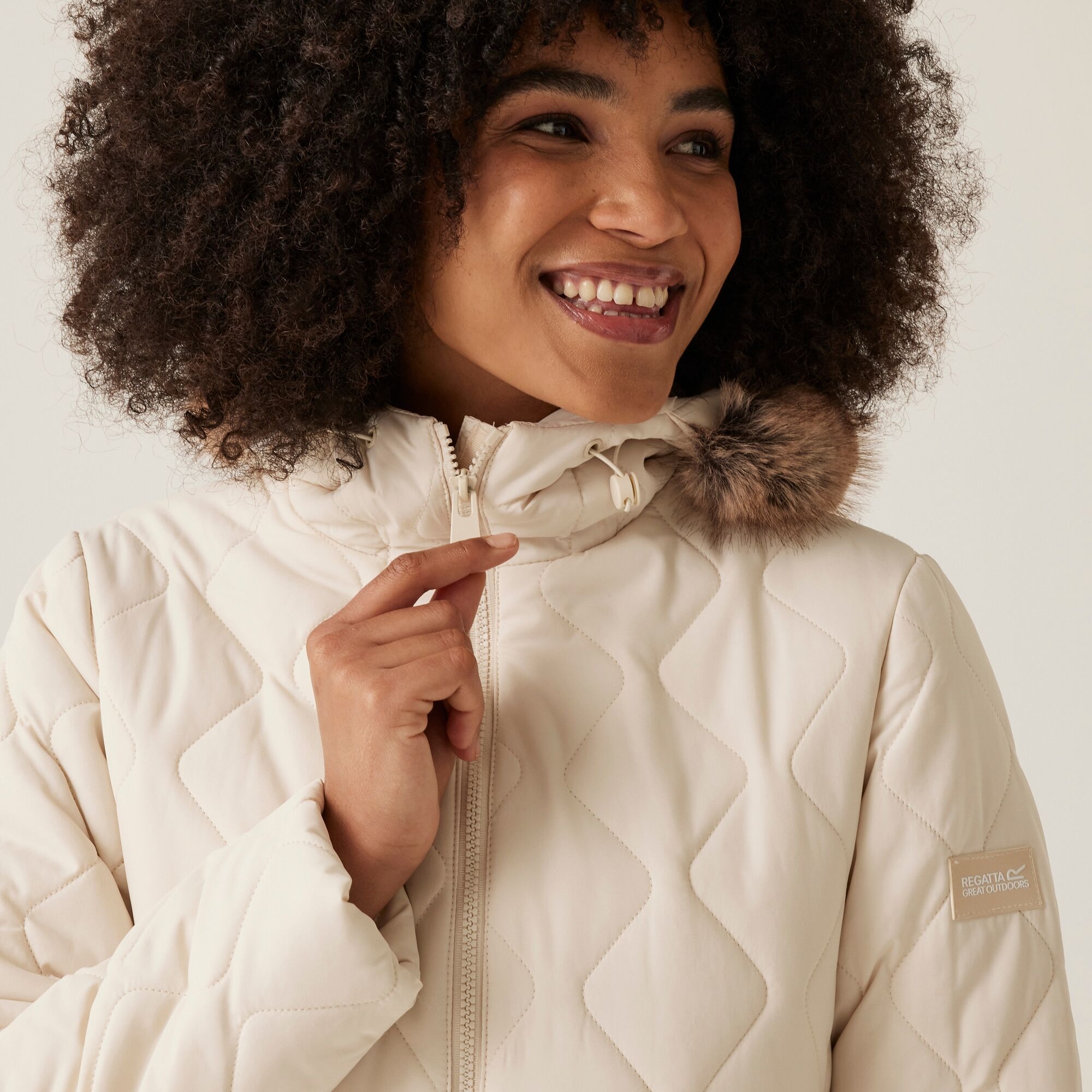 Women's Fritha III Insulated Parka Jacket | Light Vanilla