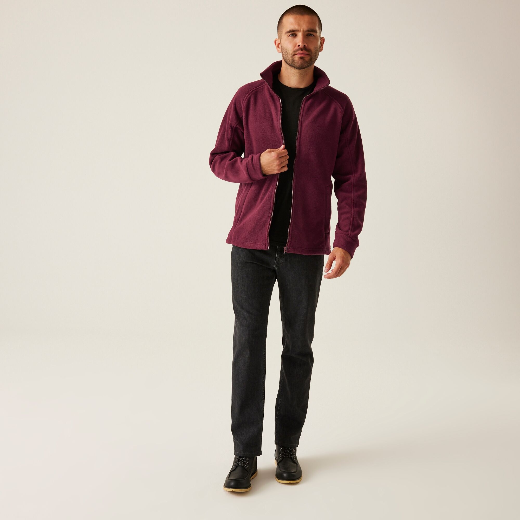 Men's Thor III Interactive Full Zip Fleece | Bordeaux