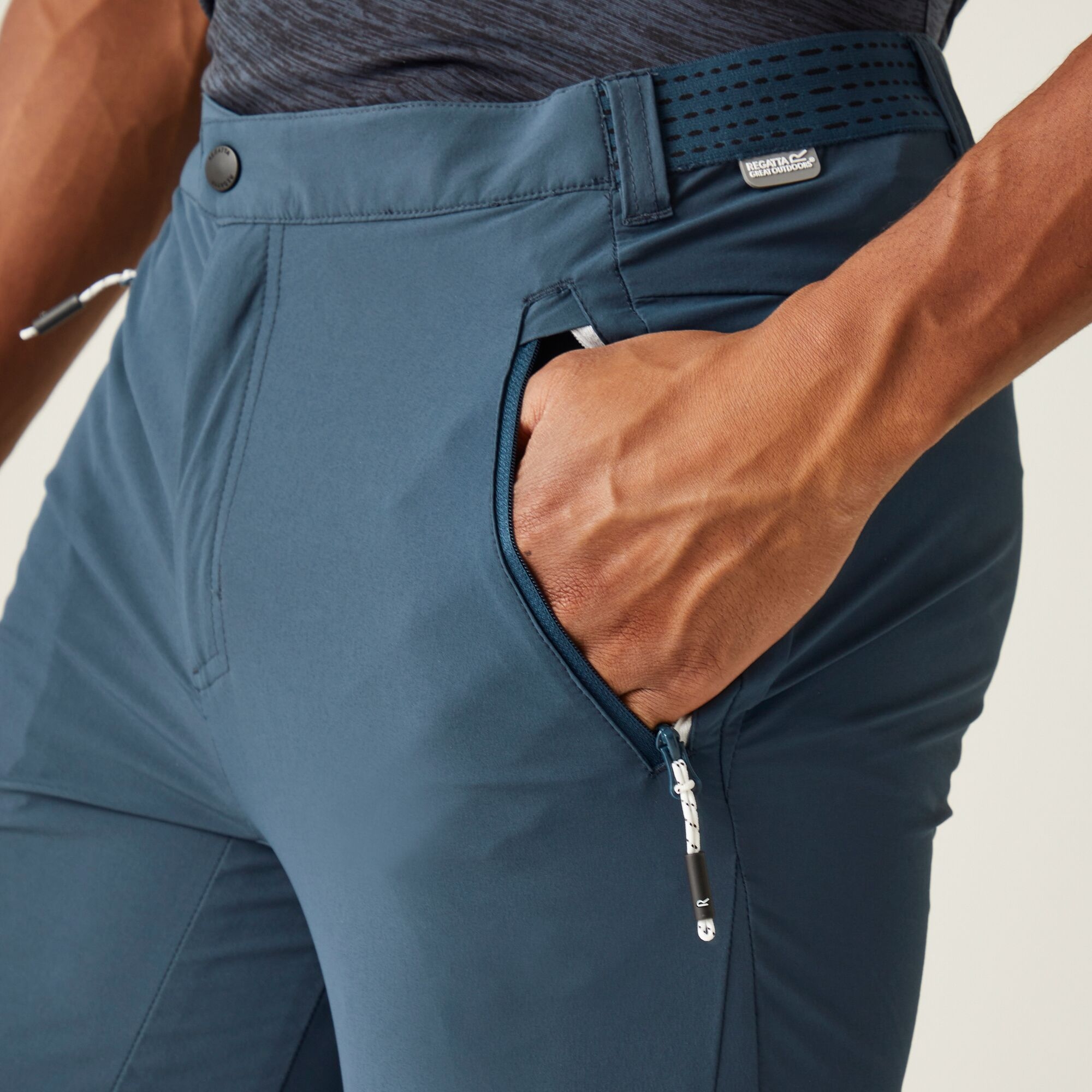 Men's Mountain Zip Off Walking Trousers | Moonlight Denim