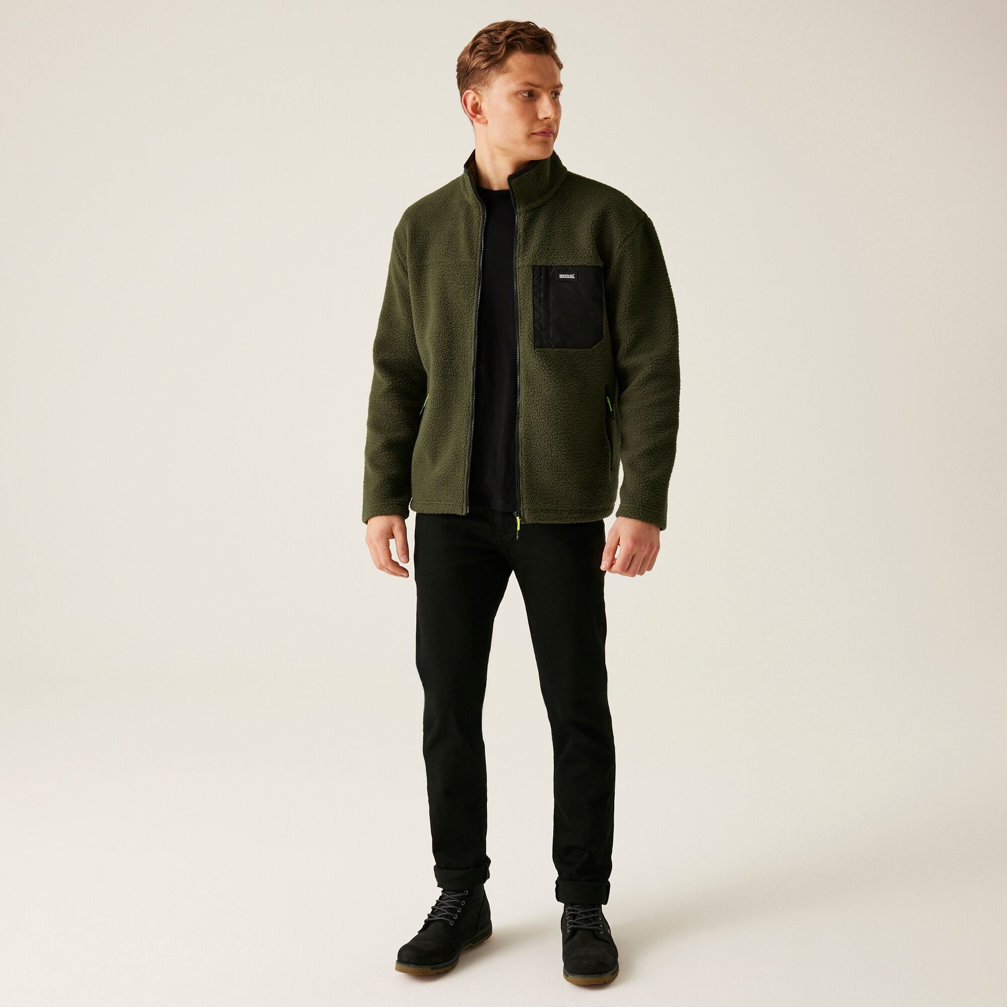 Men's Frankie Borg Fleece | Dark Khaki