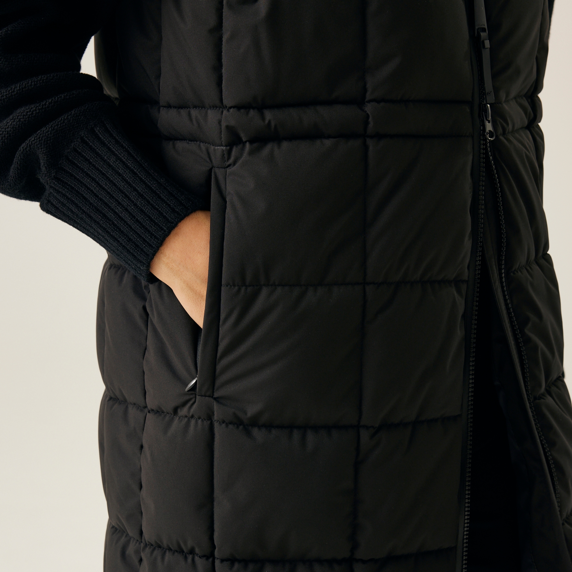 Women's Leandra Longline Gilet | Black
