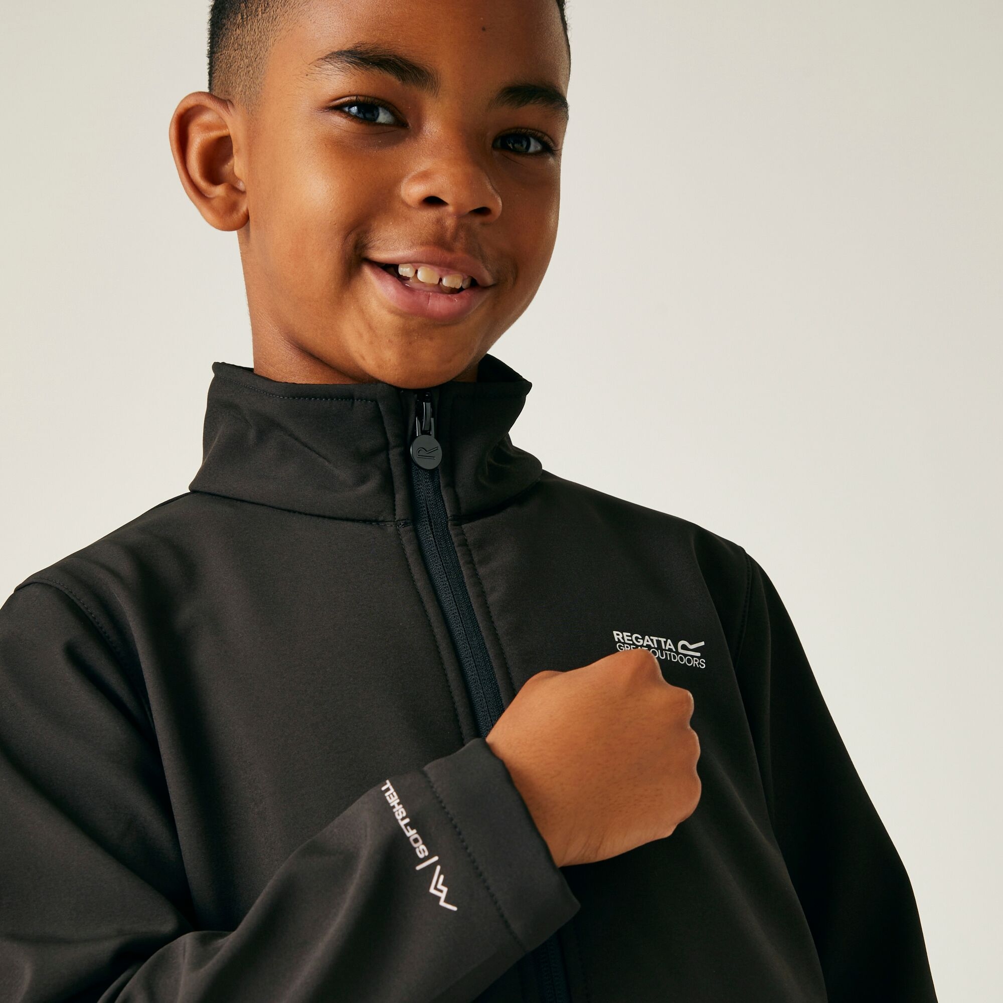 Kids' Cera Softshell Jacket | Black