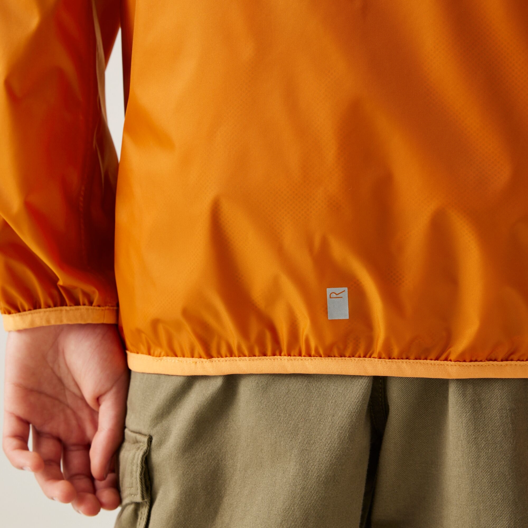 Kids' Lever II Waterproof Packaway Jacket | Fox Bright Marigold