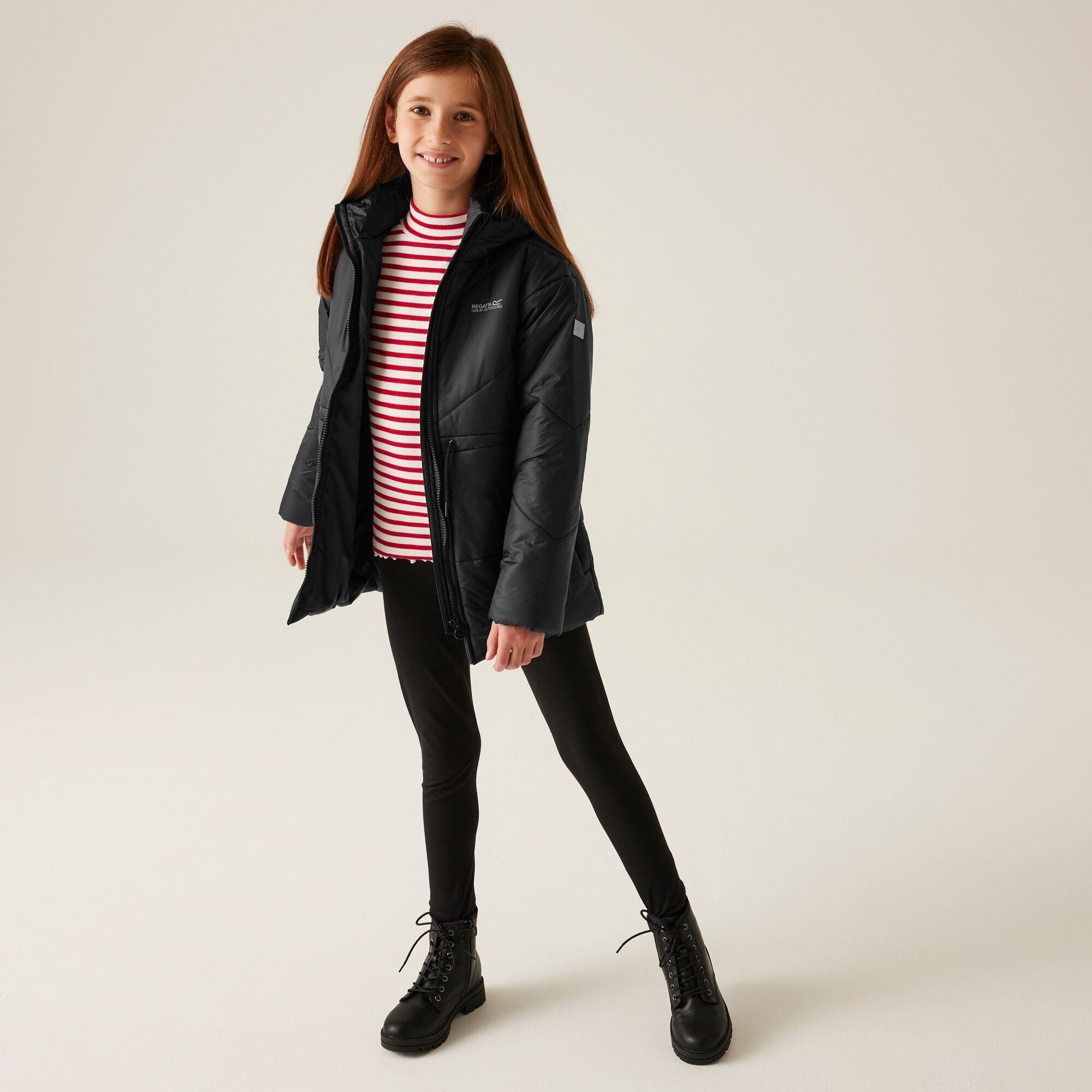 Kids'  Rurie Quilted Jacket | Black