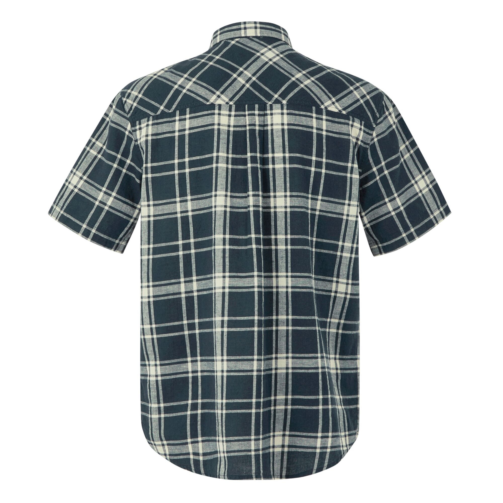 Men's Loran Short Sleeve Shirt | Navy Check