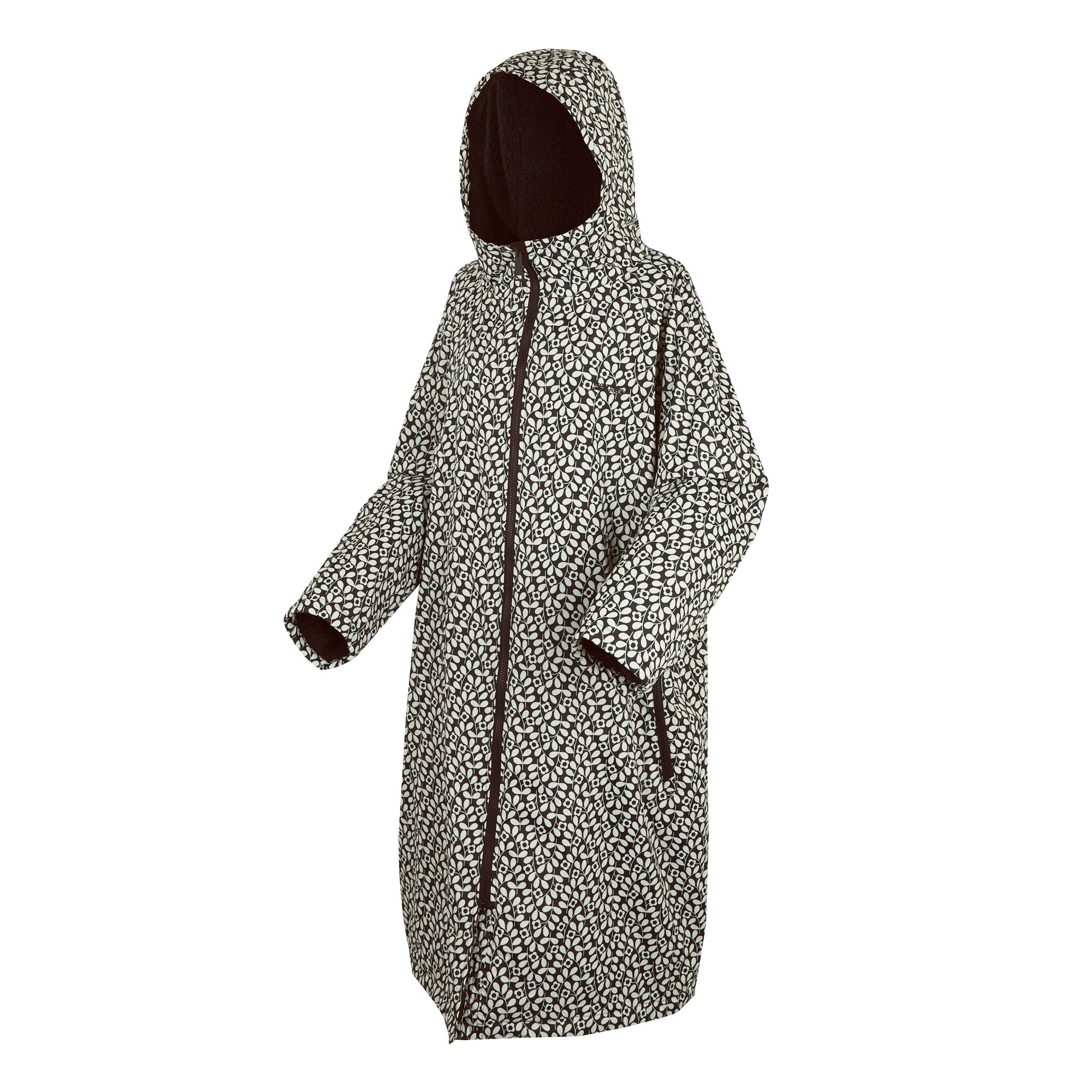 Orla Kiely Waterproof Changing Robe | Jasmine Flower Black