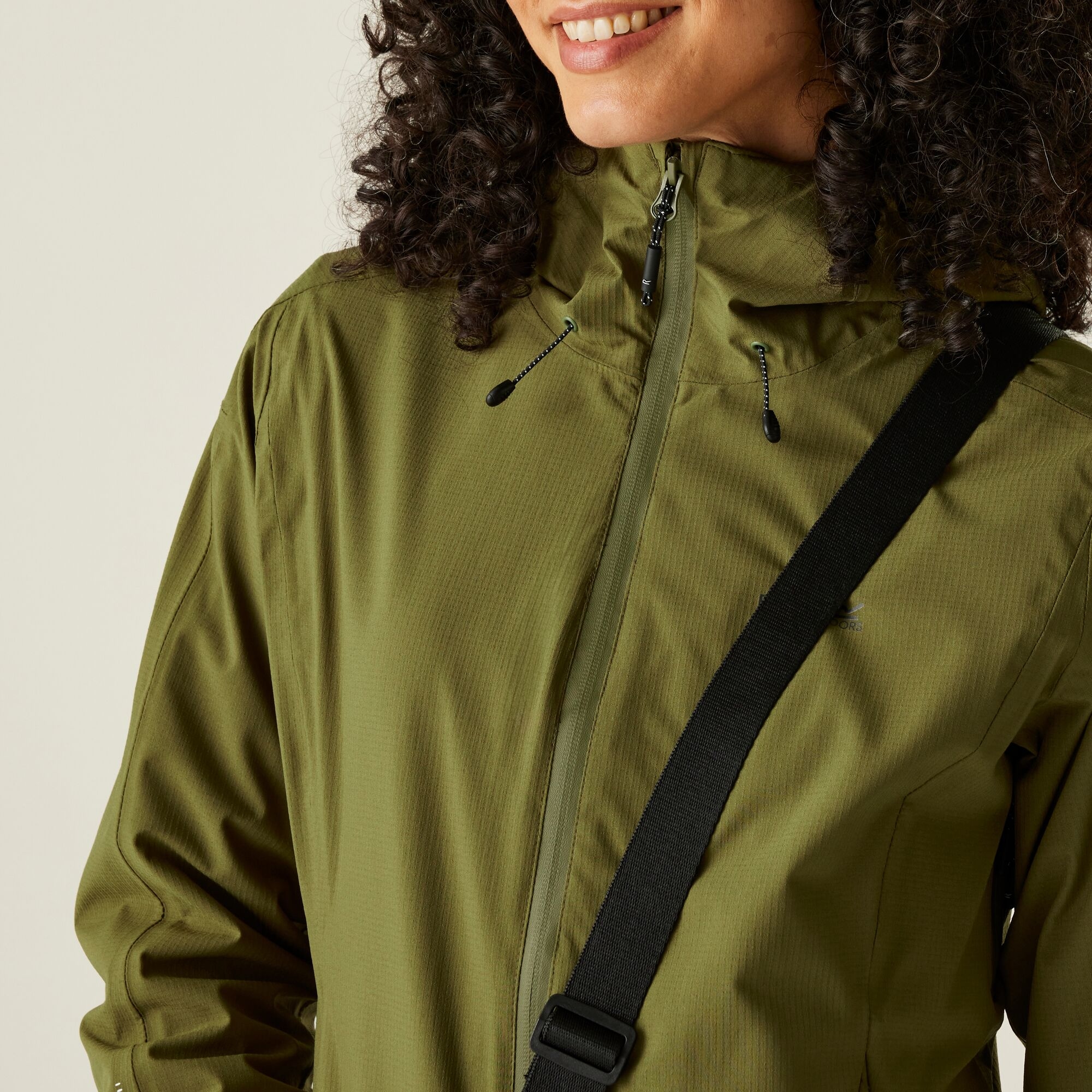 Women's Okara Waterproof Jacket | Nephrite Green Camo Green