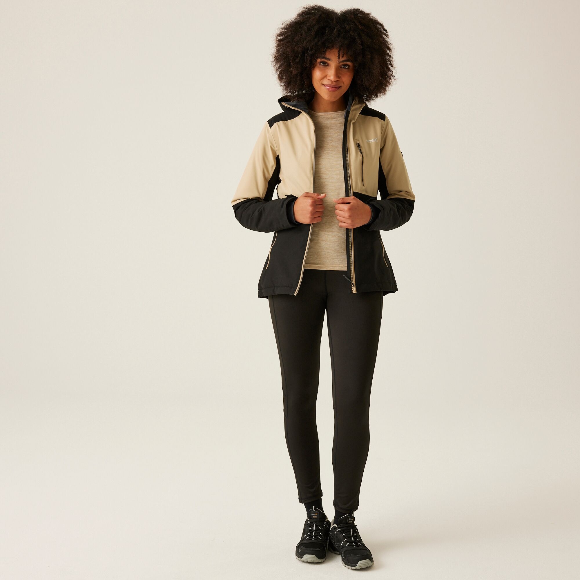Women's Kelora Waterproof Insulated Jacket | Black Warm Taupe