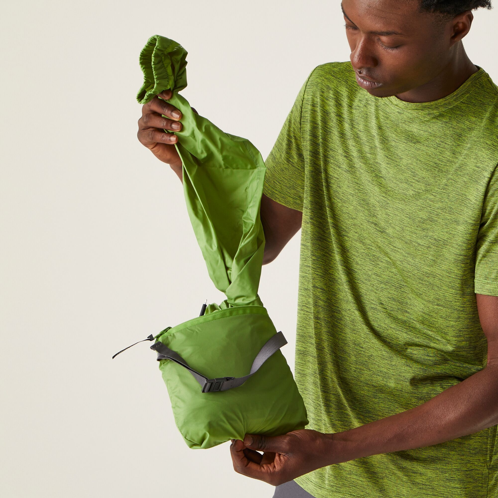 Men's Lyle IV Waterproof Packaway Jacket | Piquant Green Citron Lime