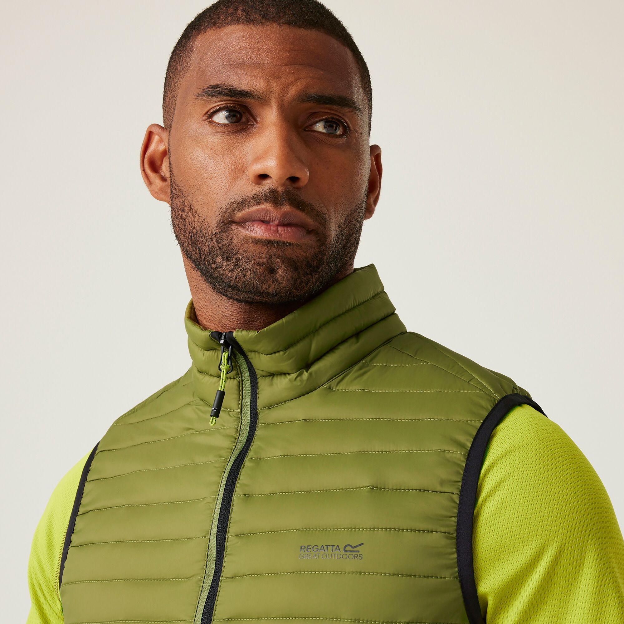 Men's Andreson Hybrid Gilet | Nephrite Green Black