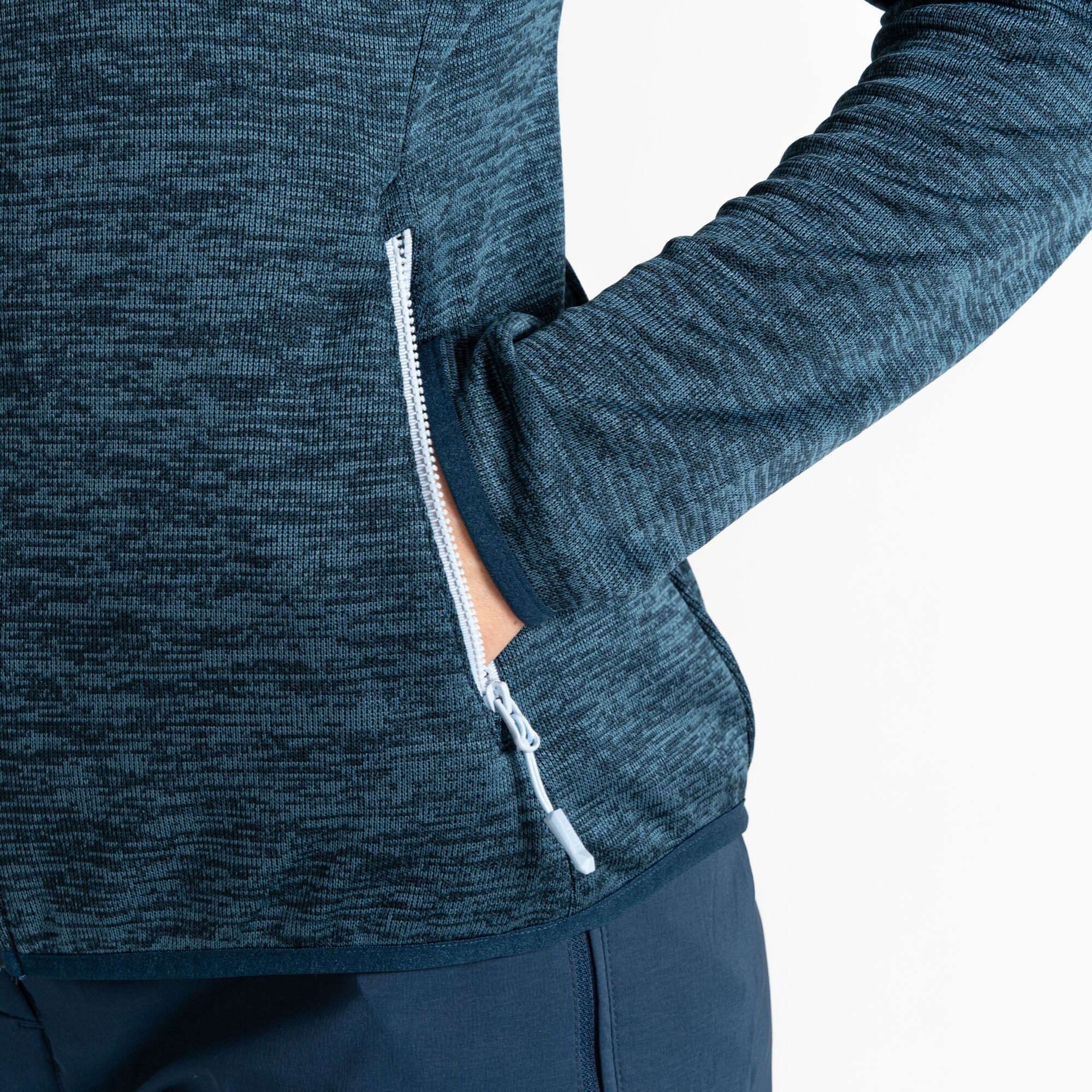 Women's Torrek Mountain Zip Through Fleece | Moonlight Denim