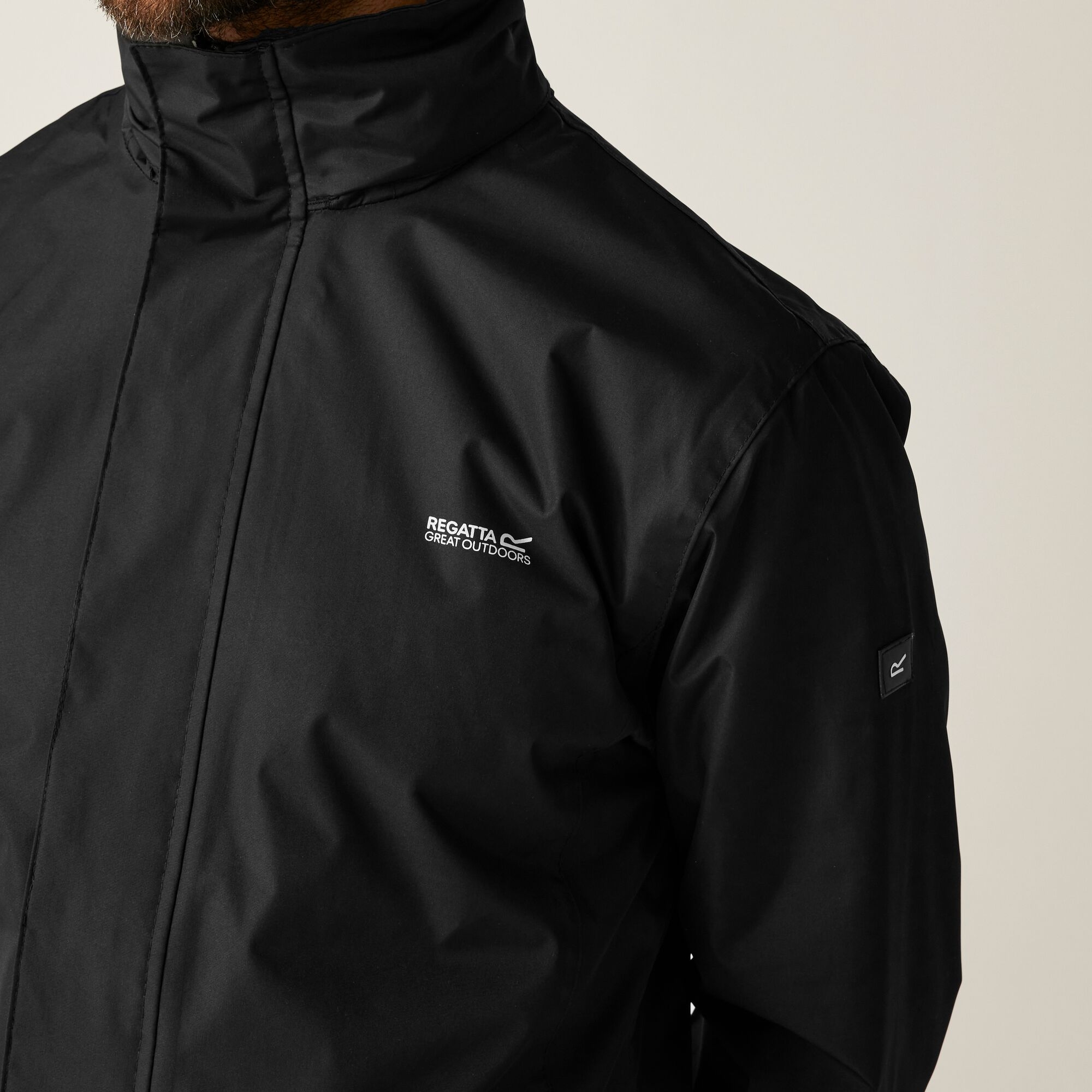 Men's Matt Waterproof Jacket | Black