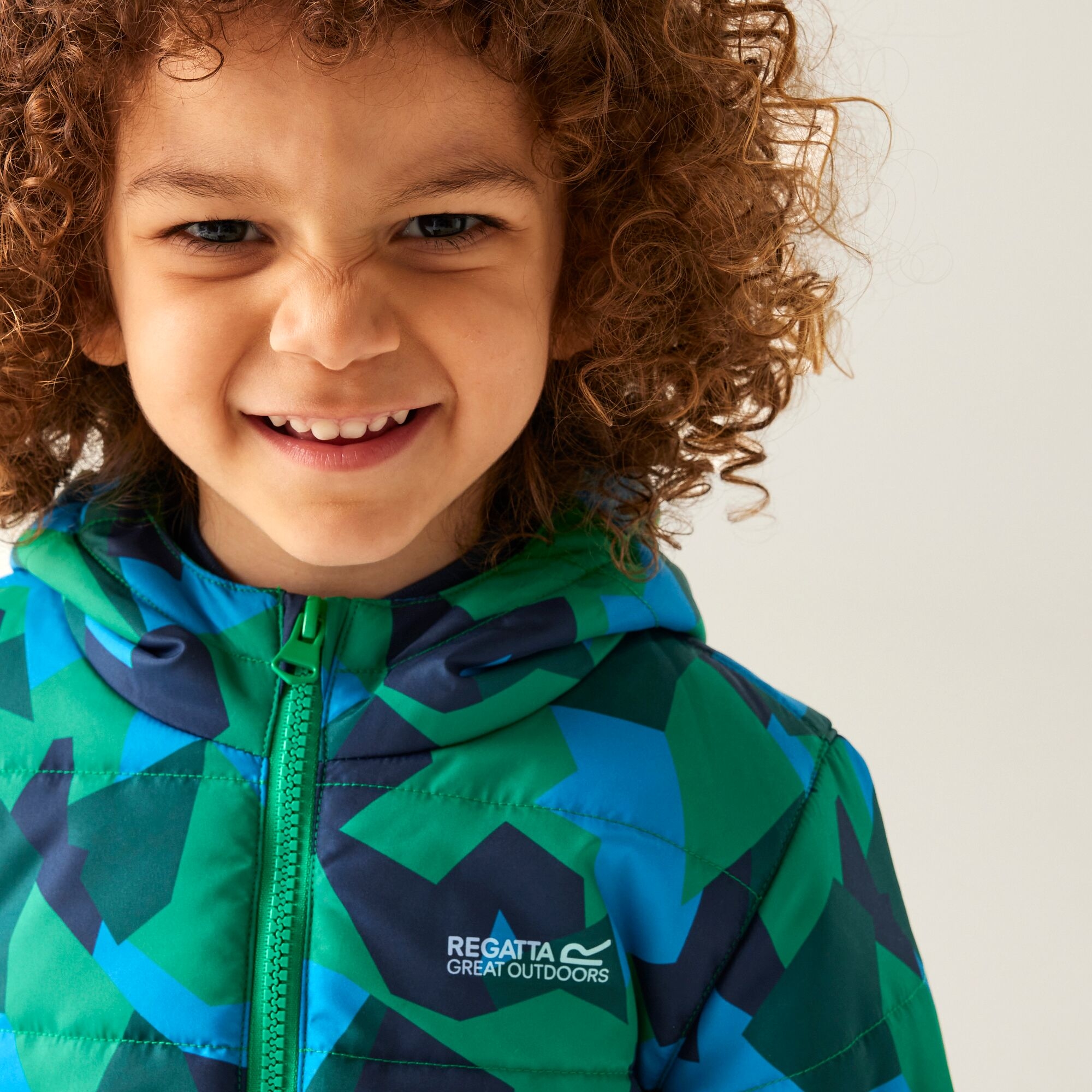 Kids' Penrose Puddle Suit | Hydro Blue Geo Camo