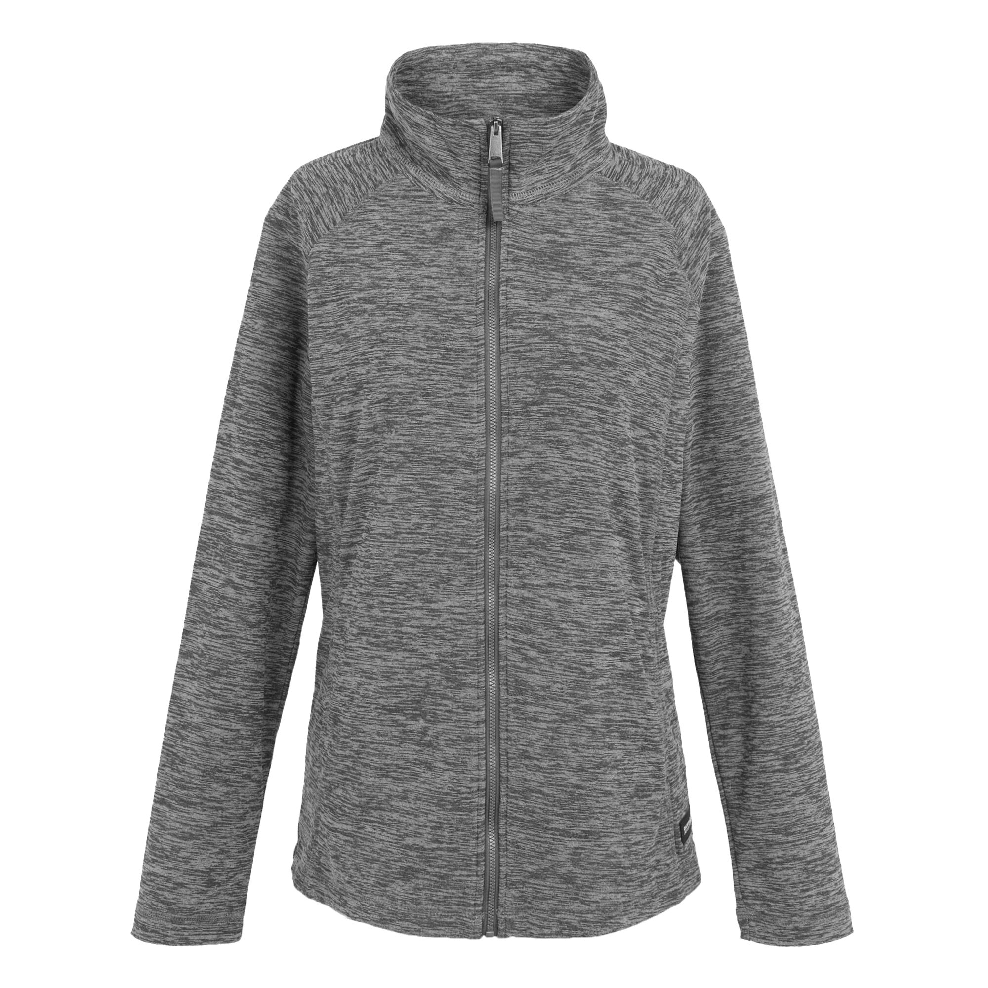 Women's Mayse Full Zip Fleece | Dark Grey Marl