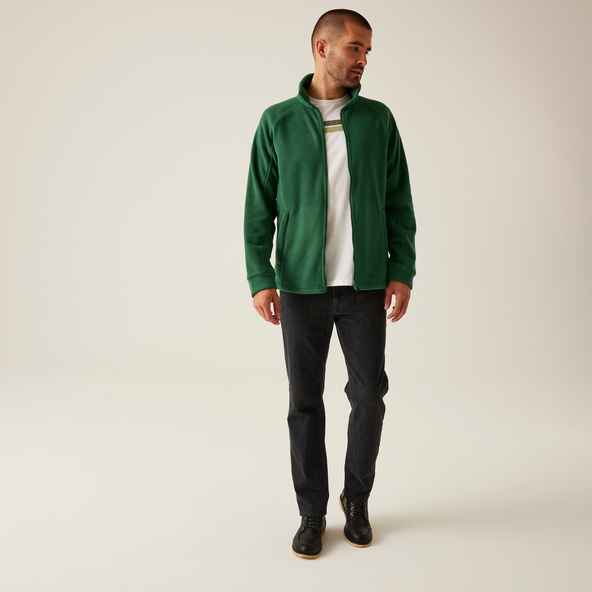 Men's Thor III Interactive Full Zip Fleece | Bottle Green