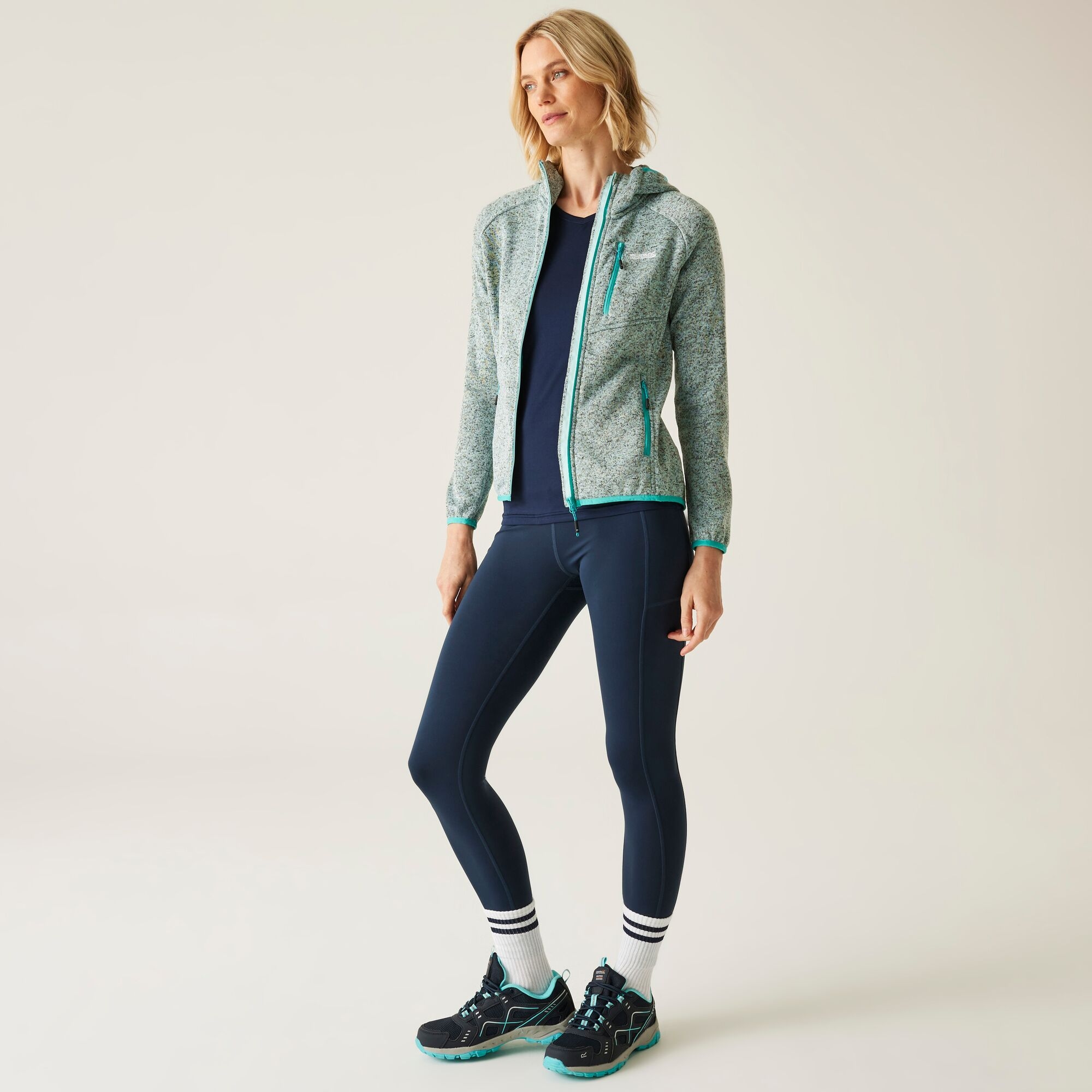 Women's Newhill II Hooded Fleece | Icy Morn Turquoise