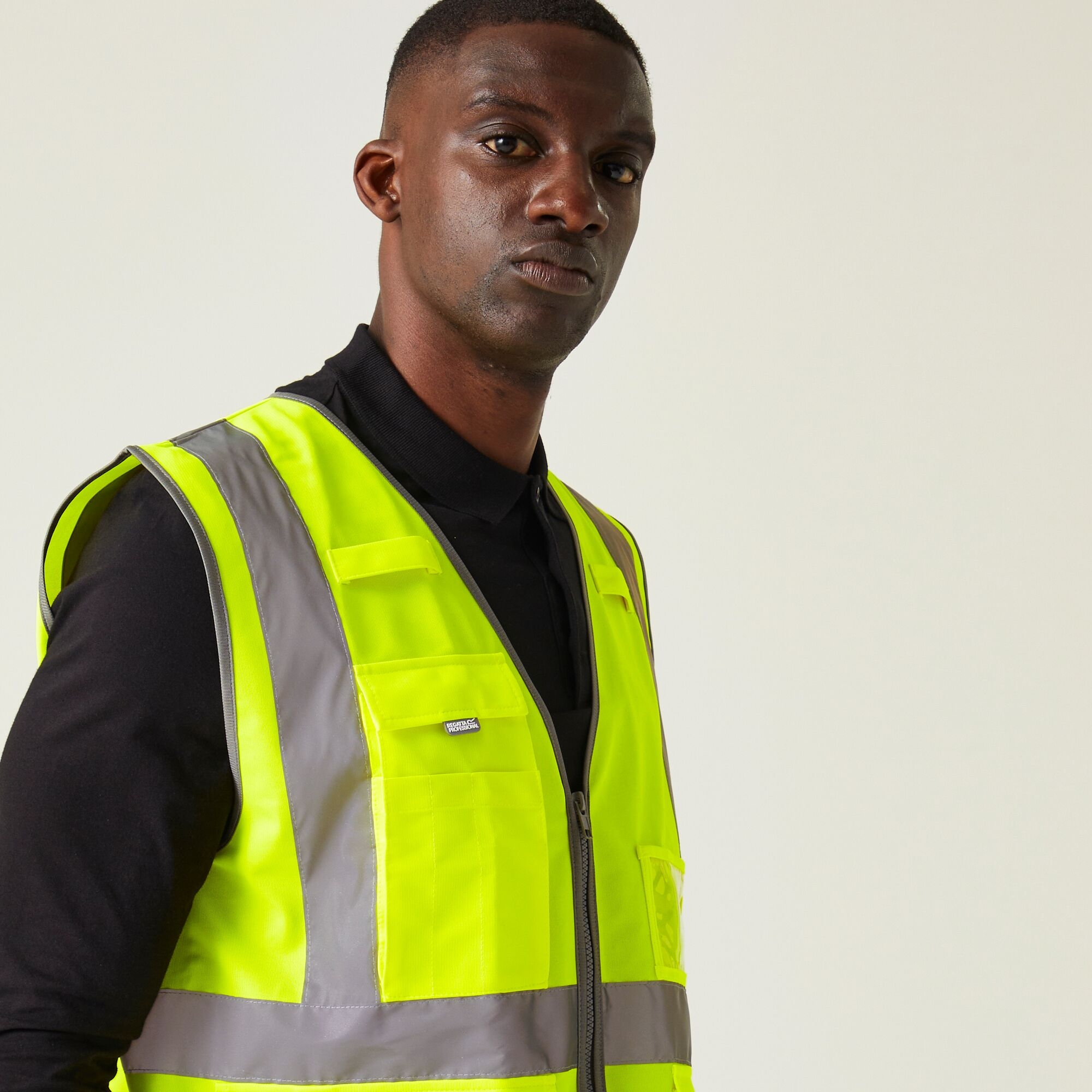 Men's Pro HI-VIS Executive Vest | Yellow