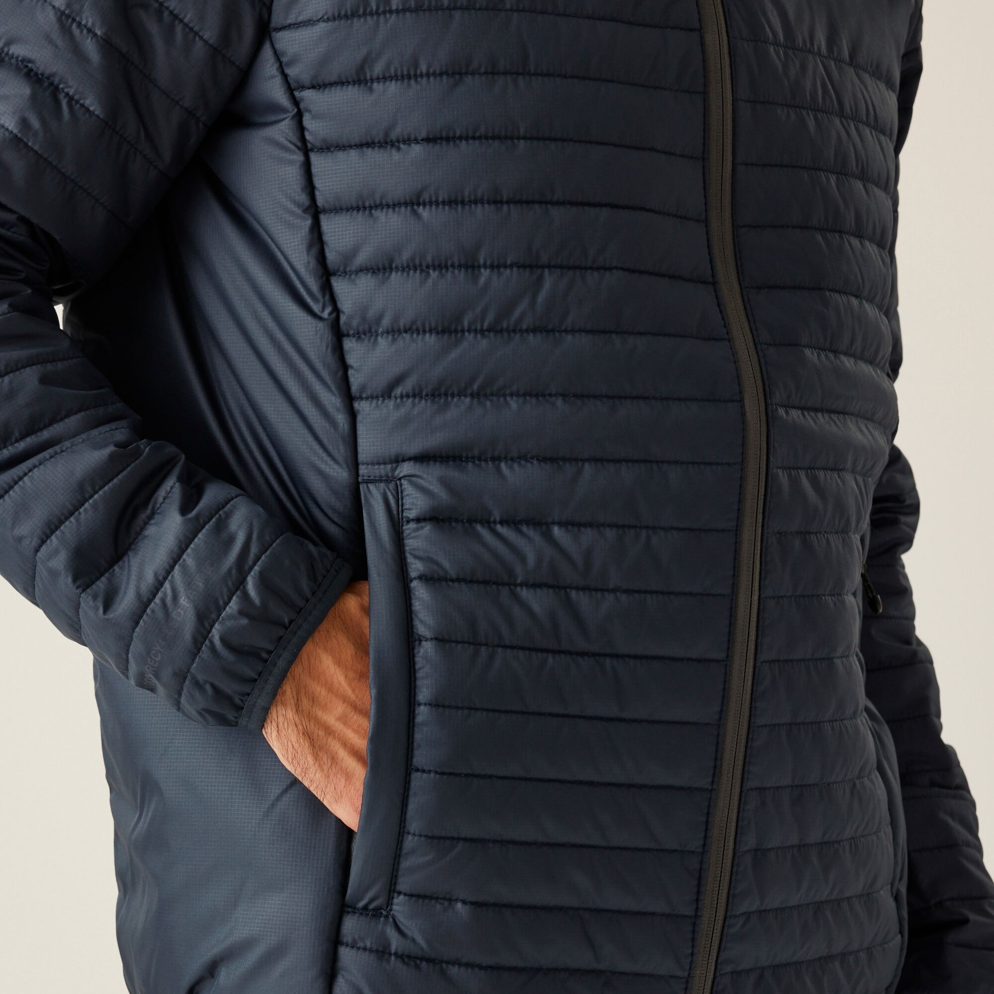 Men's Honestly Made 100% Recycled Insulated Hooded Jacket | Navy