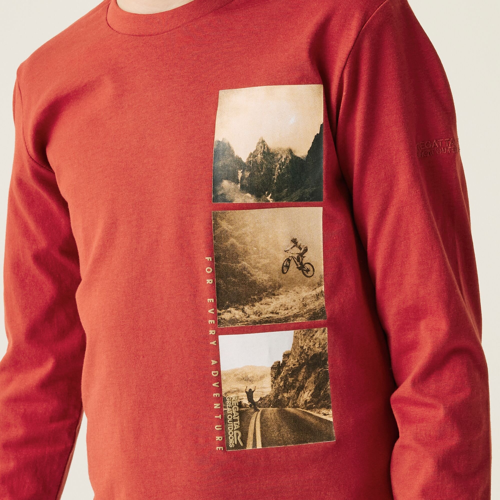 Kids' Wenbie III Graphic T-Shirt | Red Ochre Photo Split