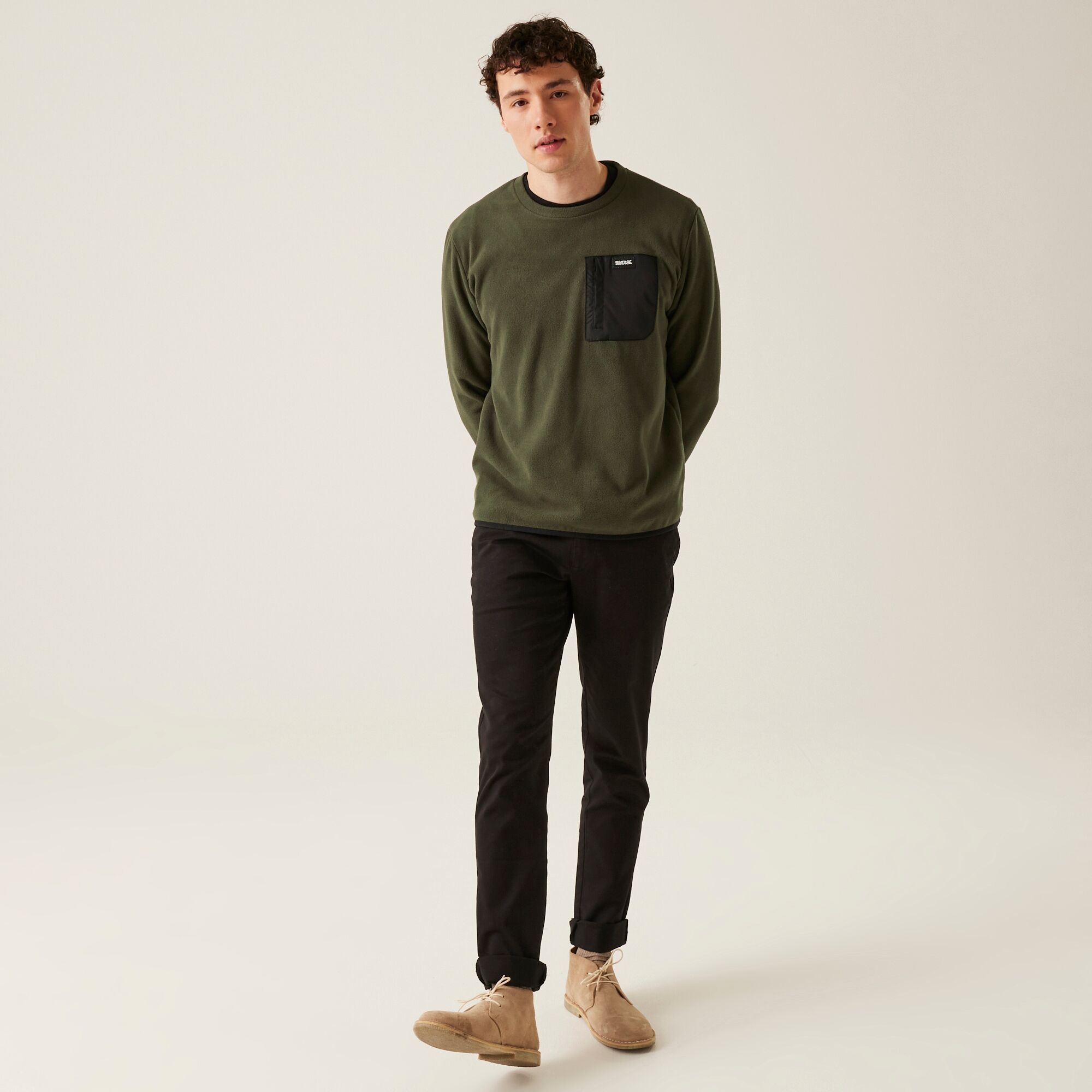 Men's Frankie Crew Sweatshirt | Dark Khaki