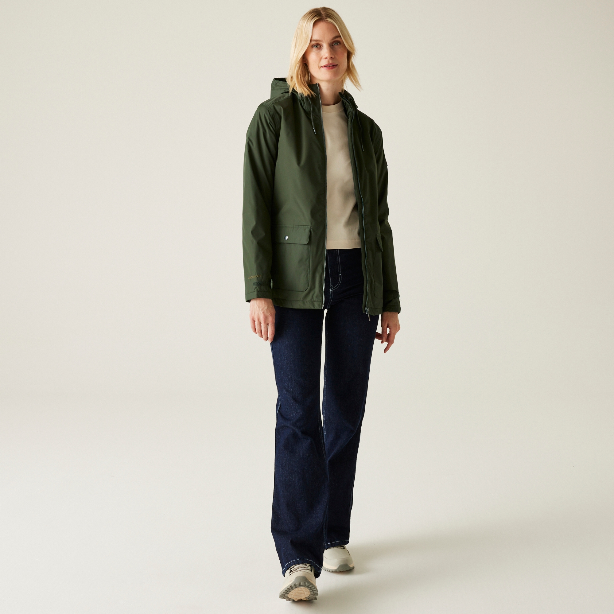 Women's Broadia Waterproof Jacket | Dark Khaki