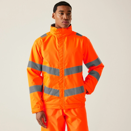 Men's Hi-Vis Pro Contract Dover Jacket | Orange