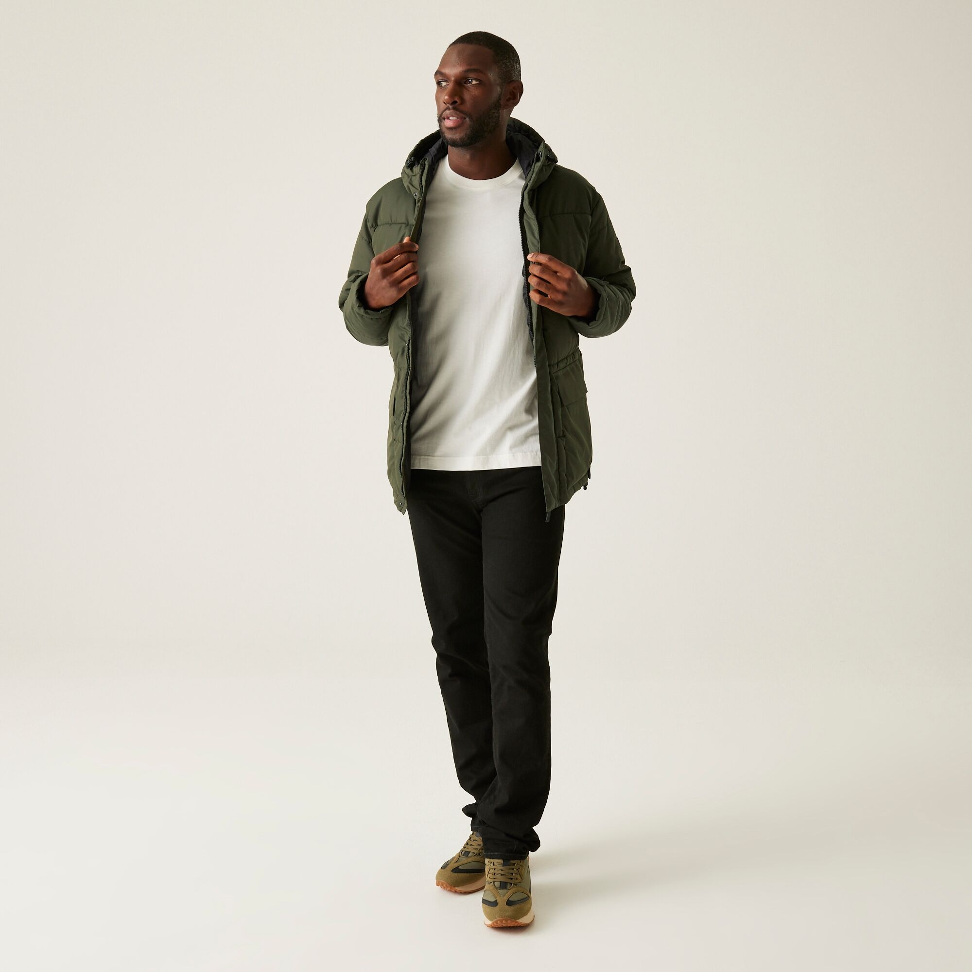 Men's Falkner Padded Jacket | Dark Khaki