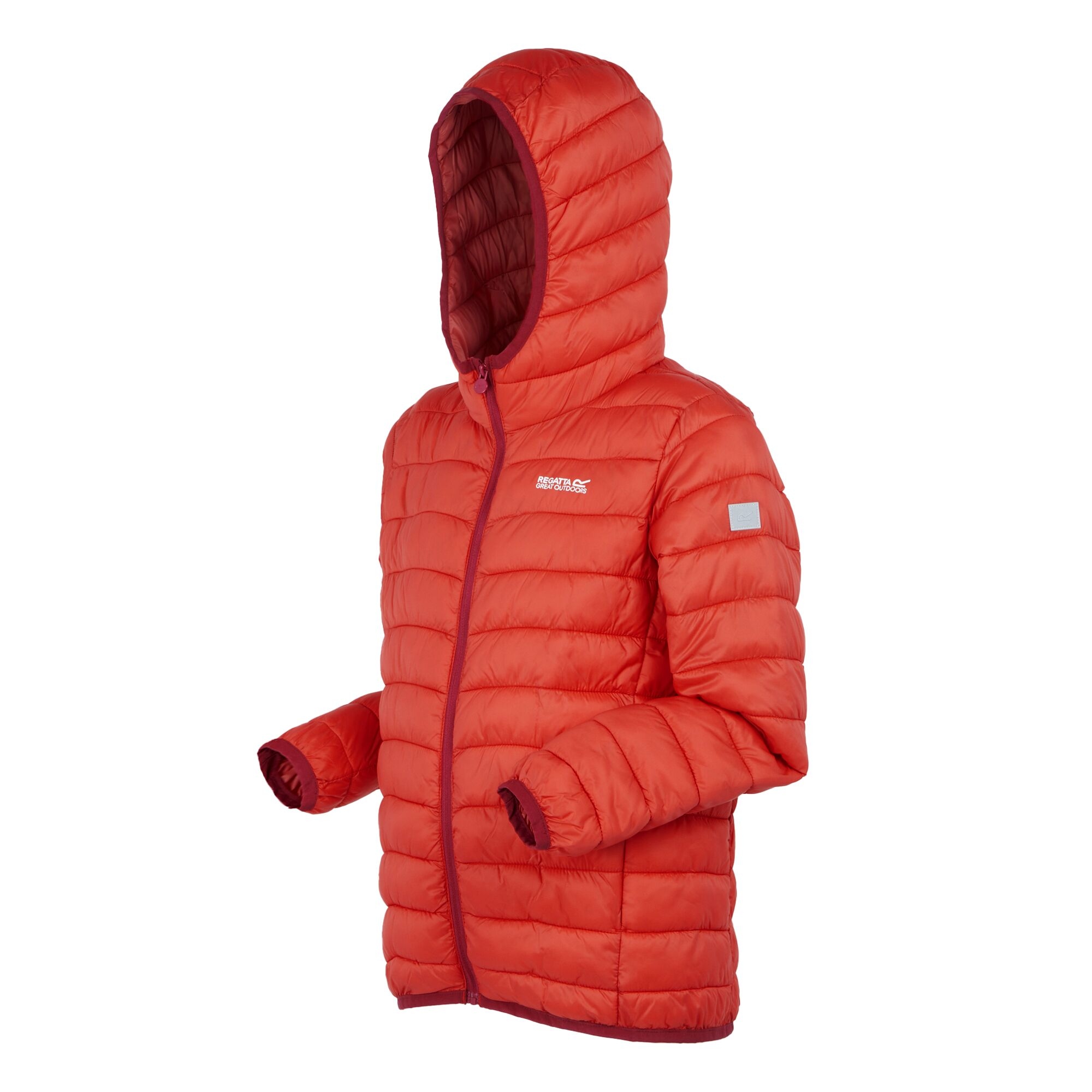 Kids' Hooded Marizion Padded Jacket | Red Sky Mineral Red
