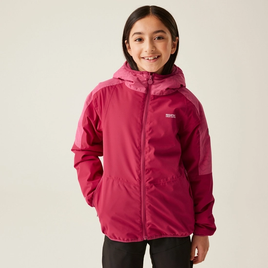 Kids' Volcanics VIII Reflective Jacket | Seal Grey Terrain Print