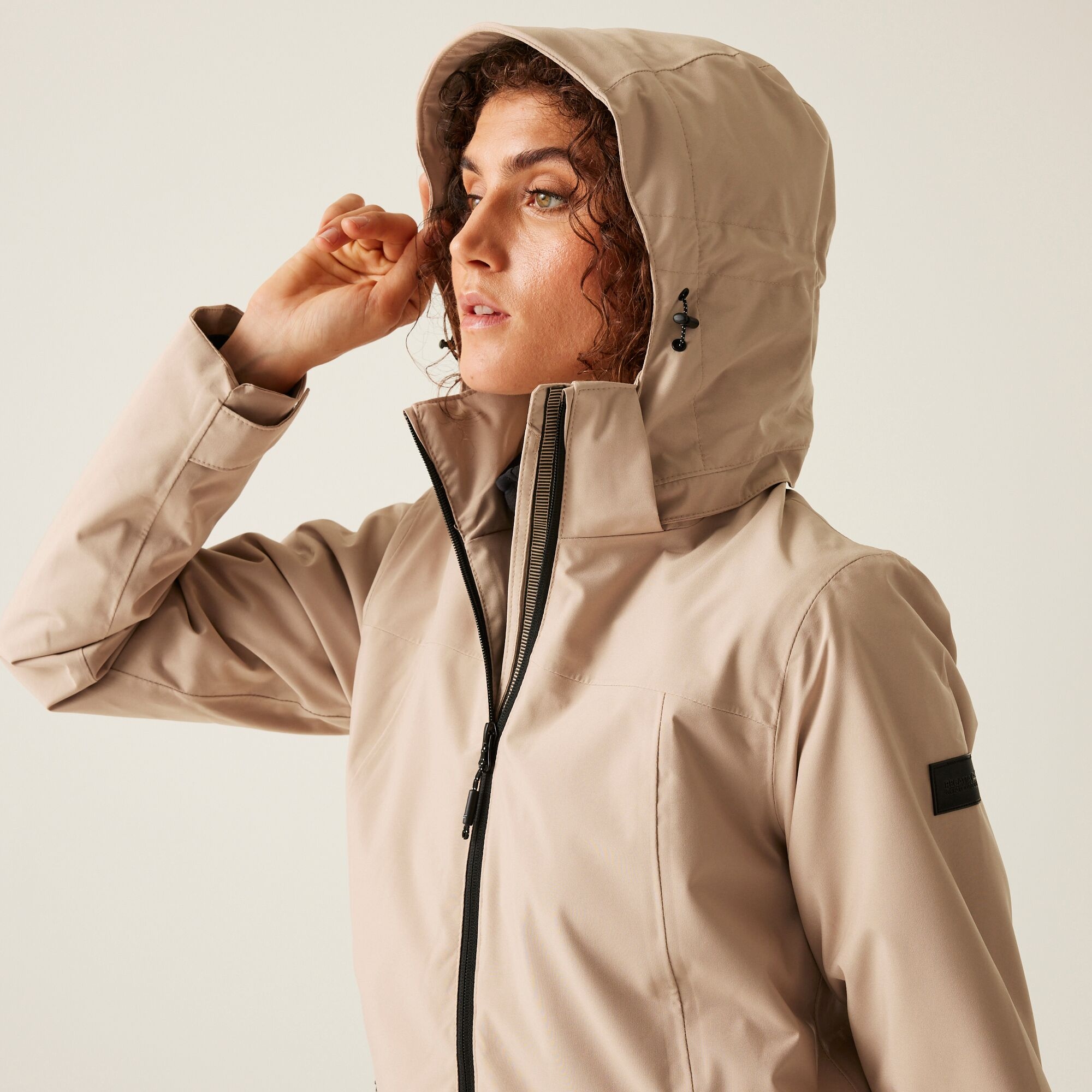 Women's Coriver 3-in-1 Jacket | Warm Taupe Black Inner