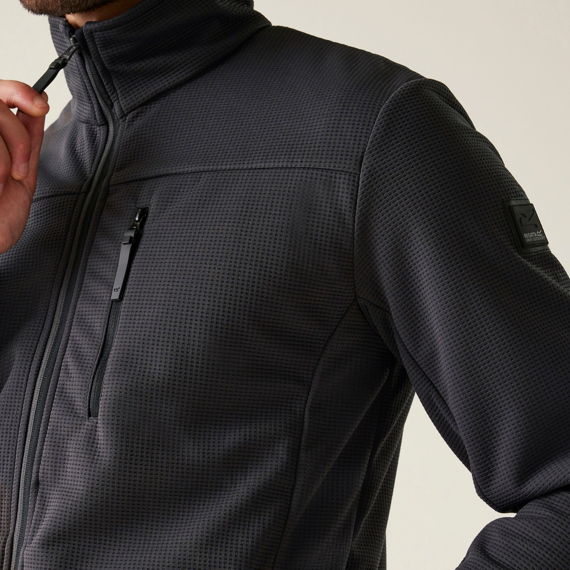 Men's Romain Softshell Jacket | Ash Black