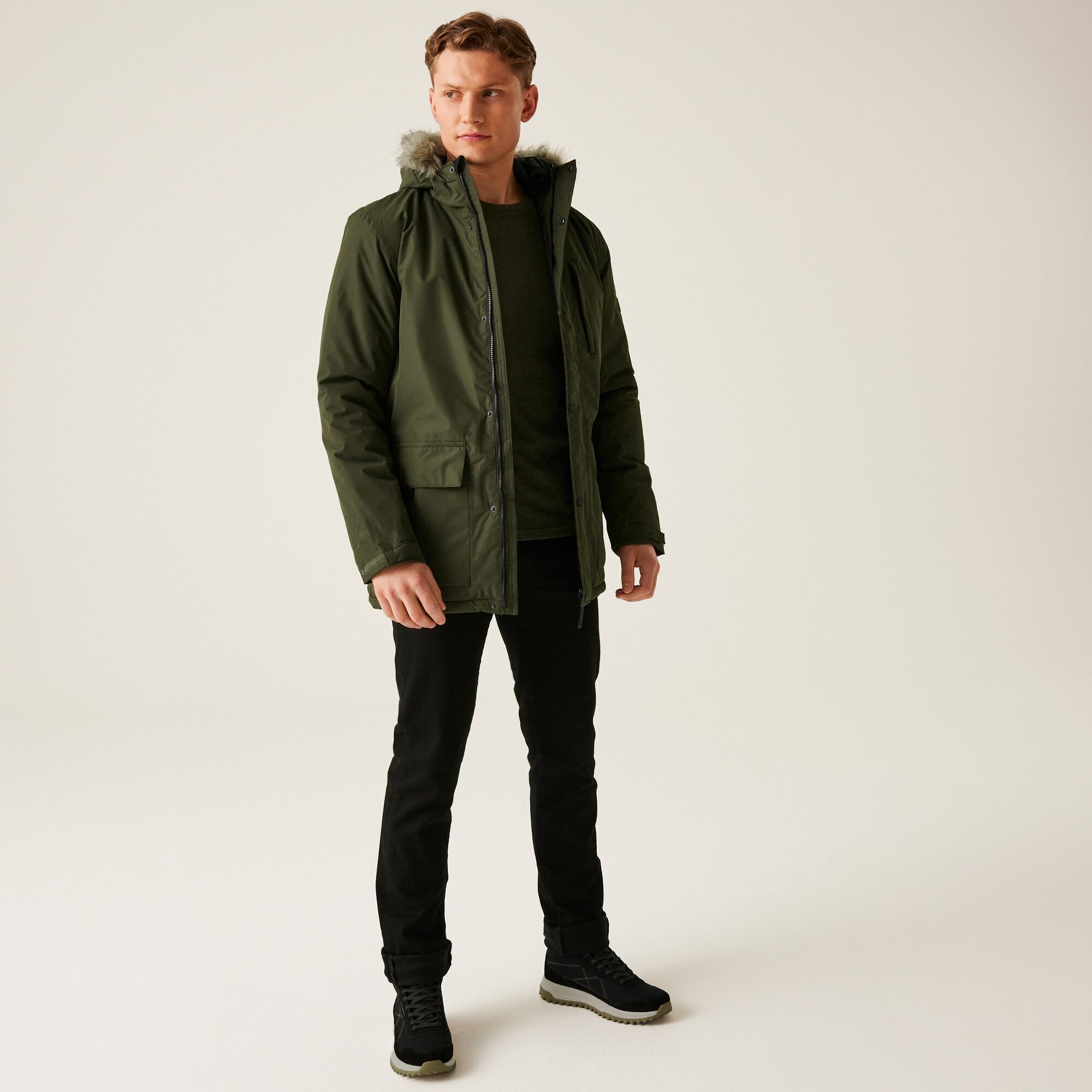 Men's Salinger IV Waterproof Jacket | Dark Khaki