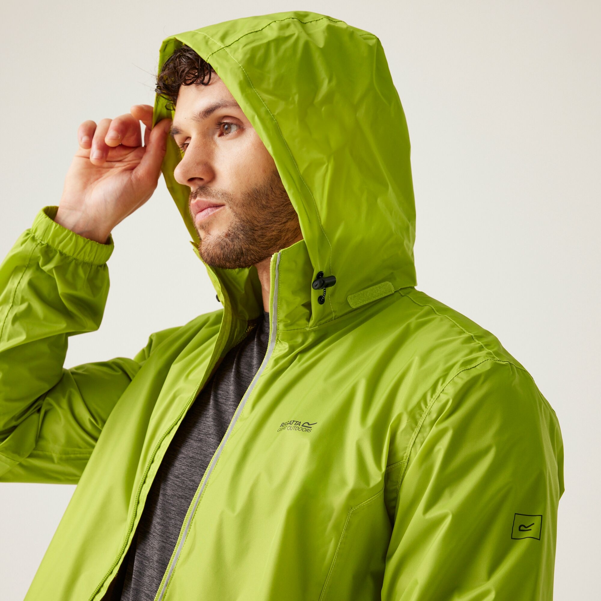 Men's Lyle IV Waterproof Packaway Jacket | Grenoble Green