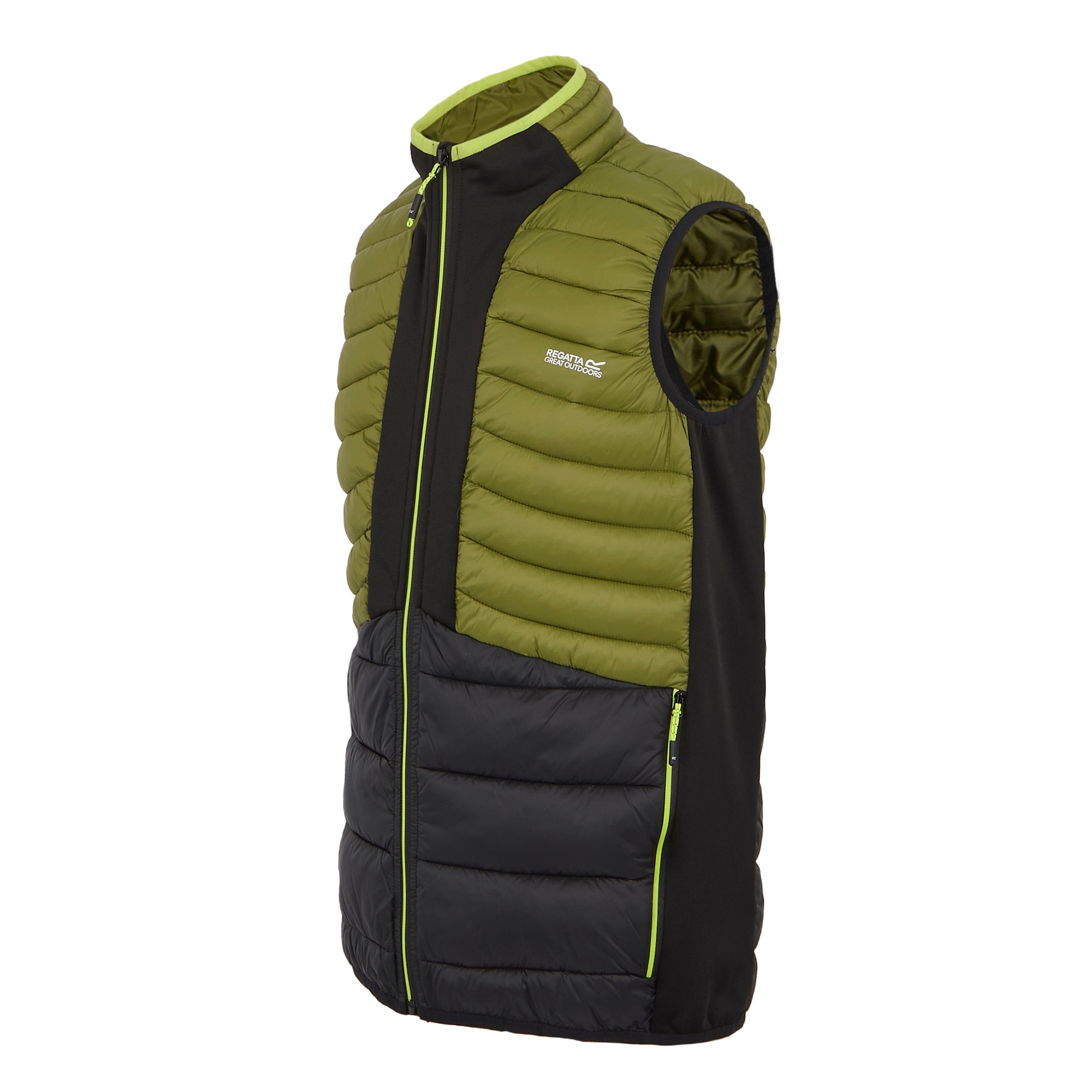 Men's Leedre Hybrid Gilet | Nephrite Green Black