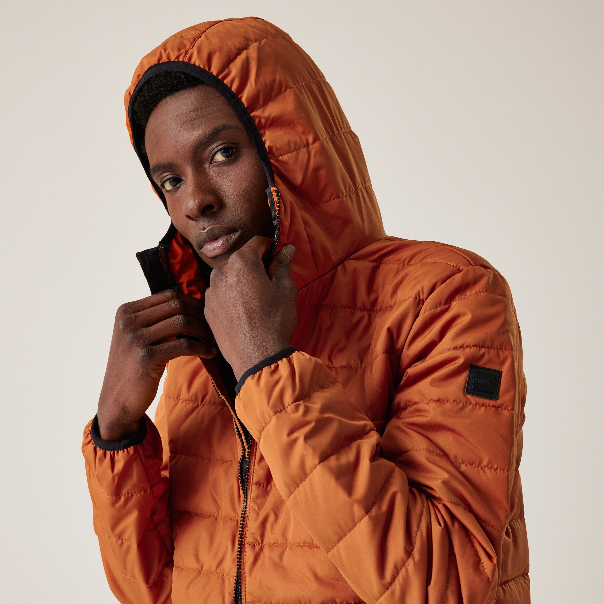 Men's Helfa Insulated Padded Jacket | Burnt Copper