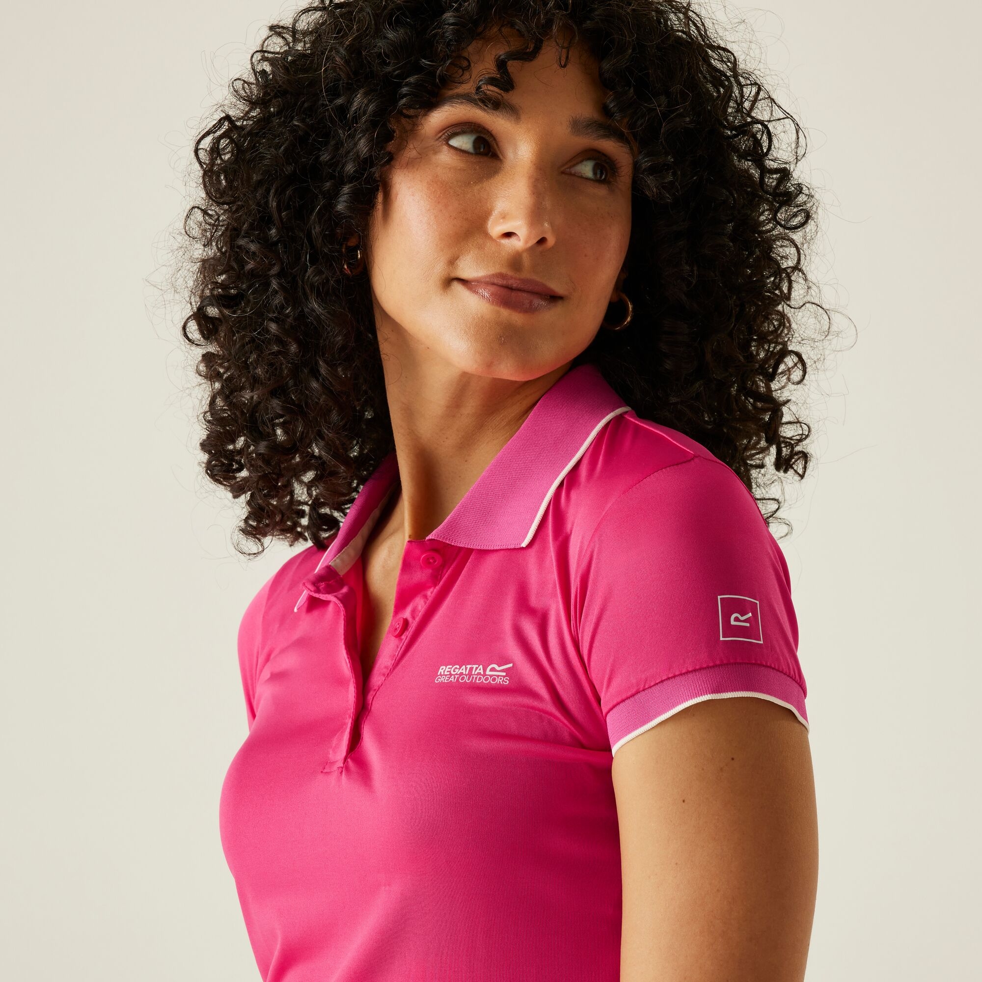Women's Remex II Active Polo Shirt | Pop Solid