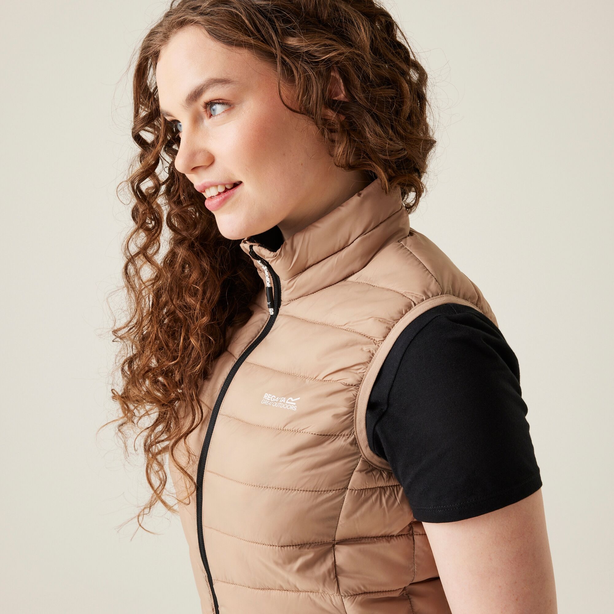 Women's Marizion Quilted Gilet | Warm Taupe