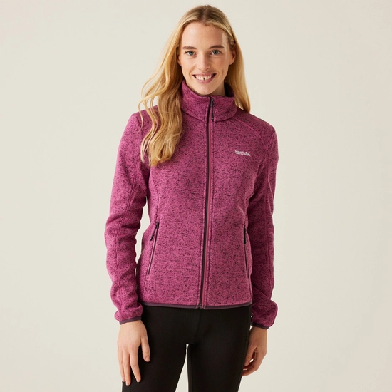 Women's Newhill Full Zip Fleece | Quiet Green Seal Grey